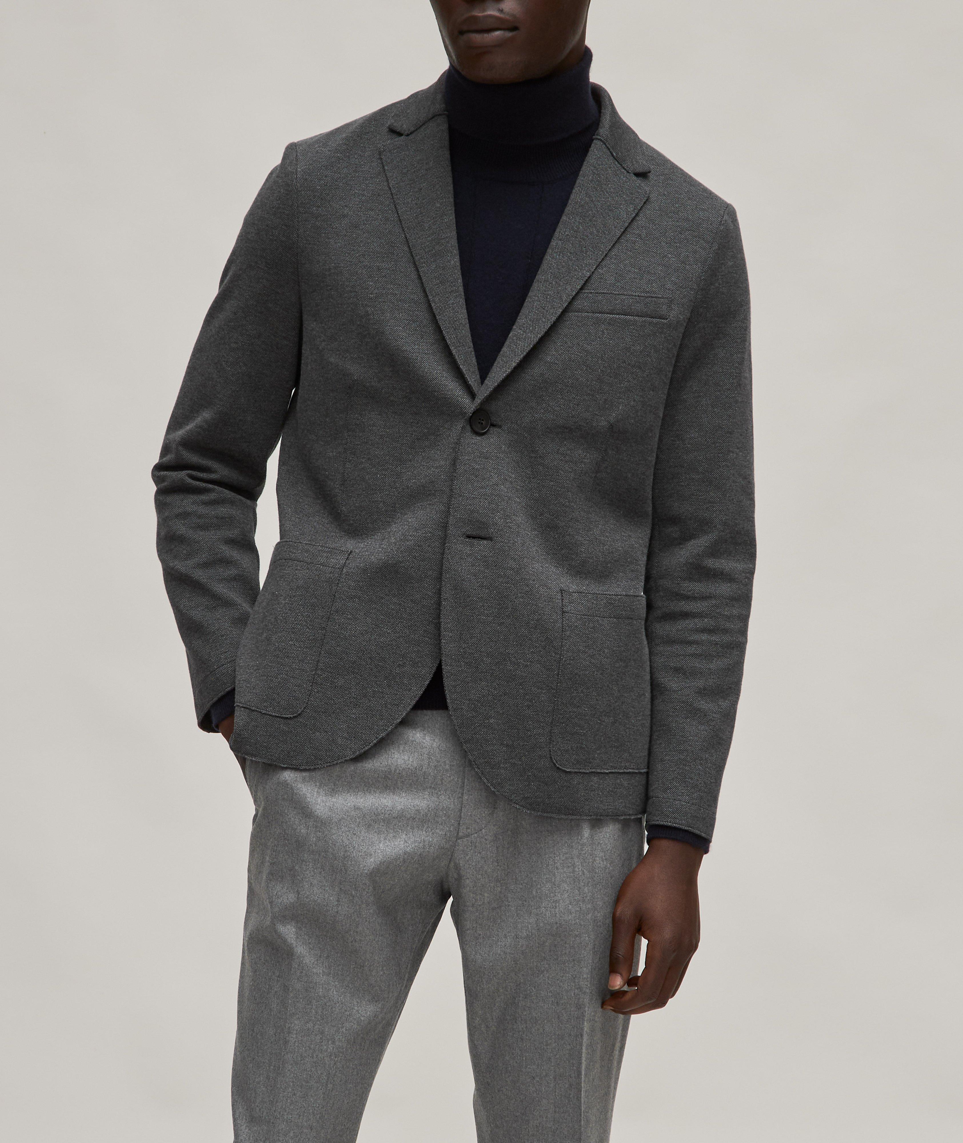 Unconstructed Stretch-Cotton Blend Sport Jacket image 1