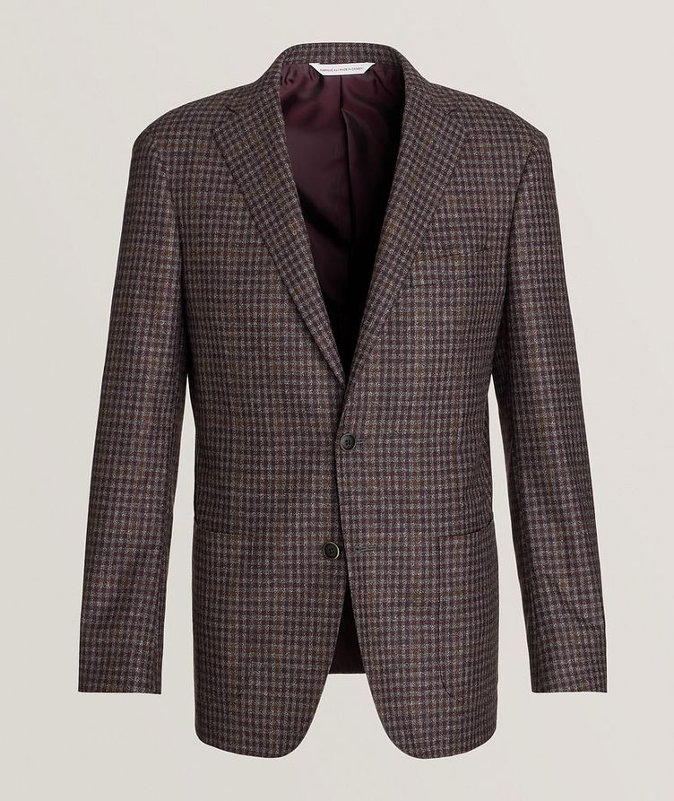 Cosmo Gingham Wool-Blend Sport Jacket image 0