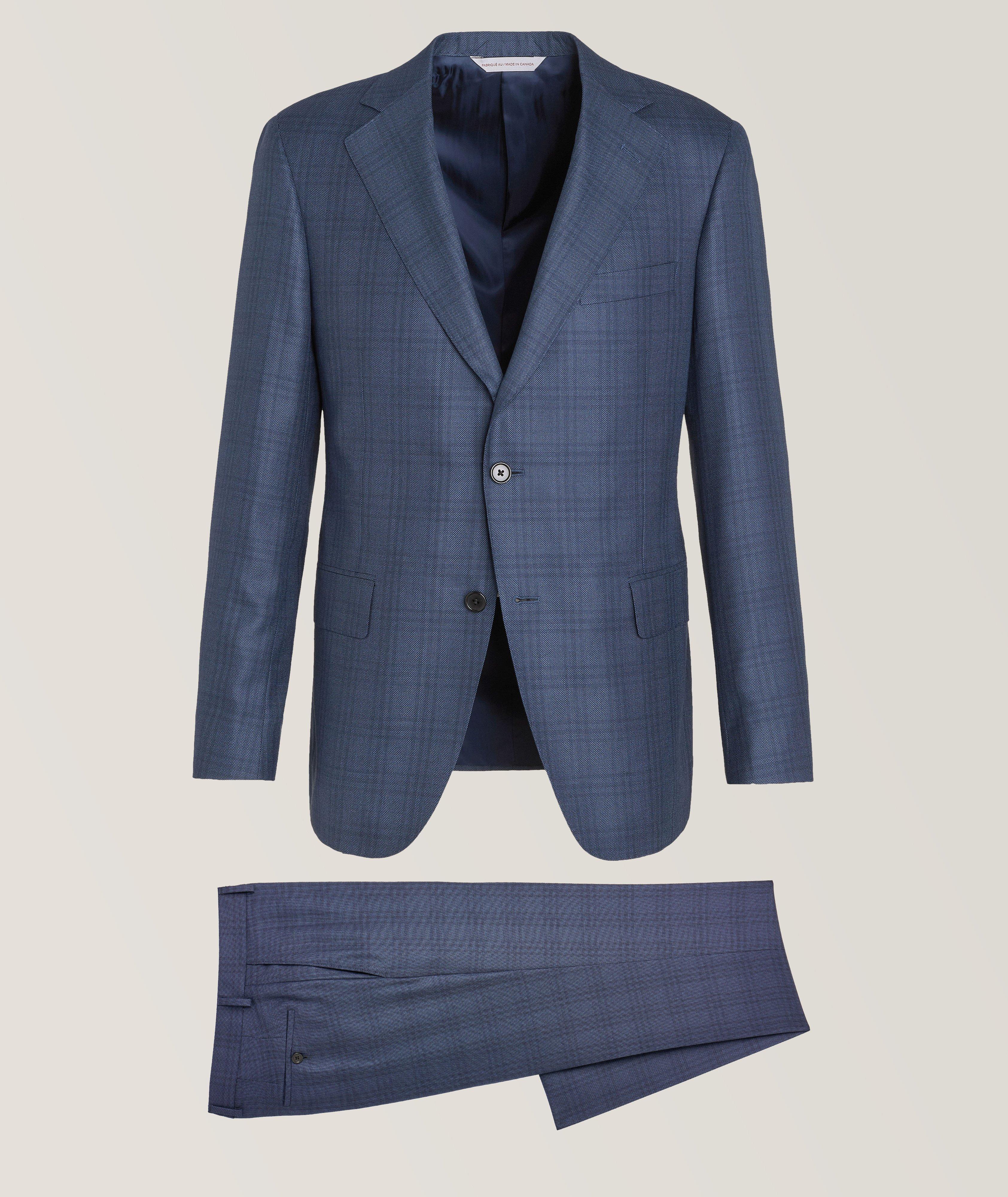 Samuelsohn Birdseye Wool-Blend Suit