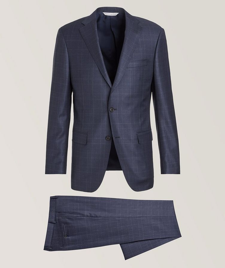 Cosmo Check Pattern Super 110's Wool Suit image 0