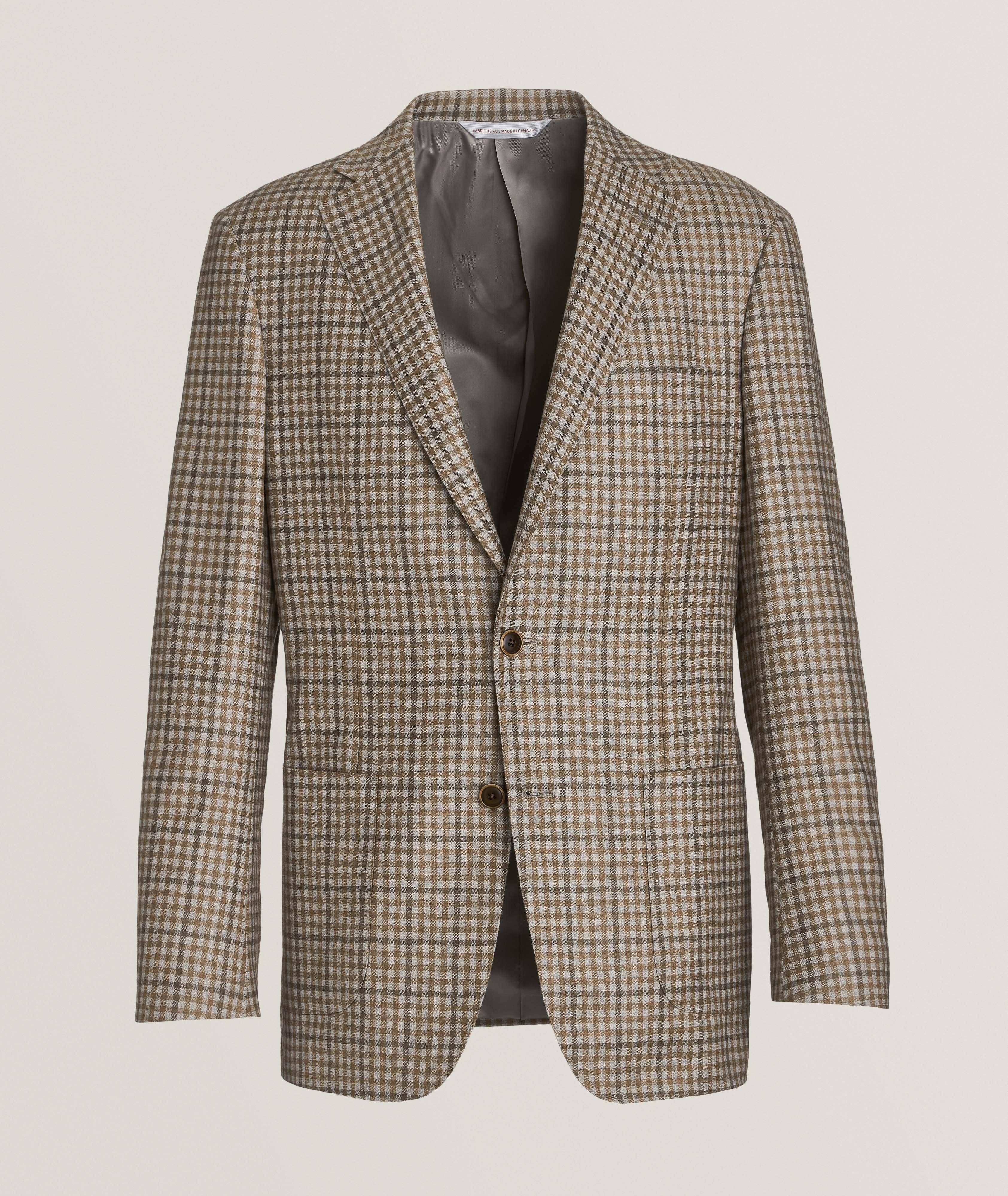 Gingham Wool Sport Jacket image 0