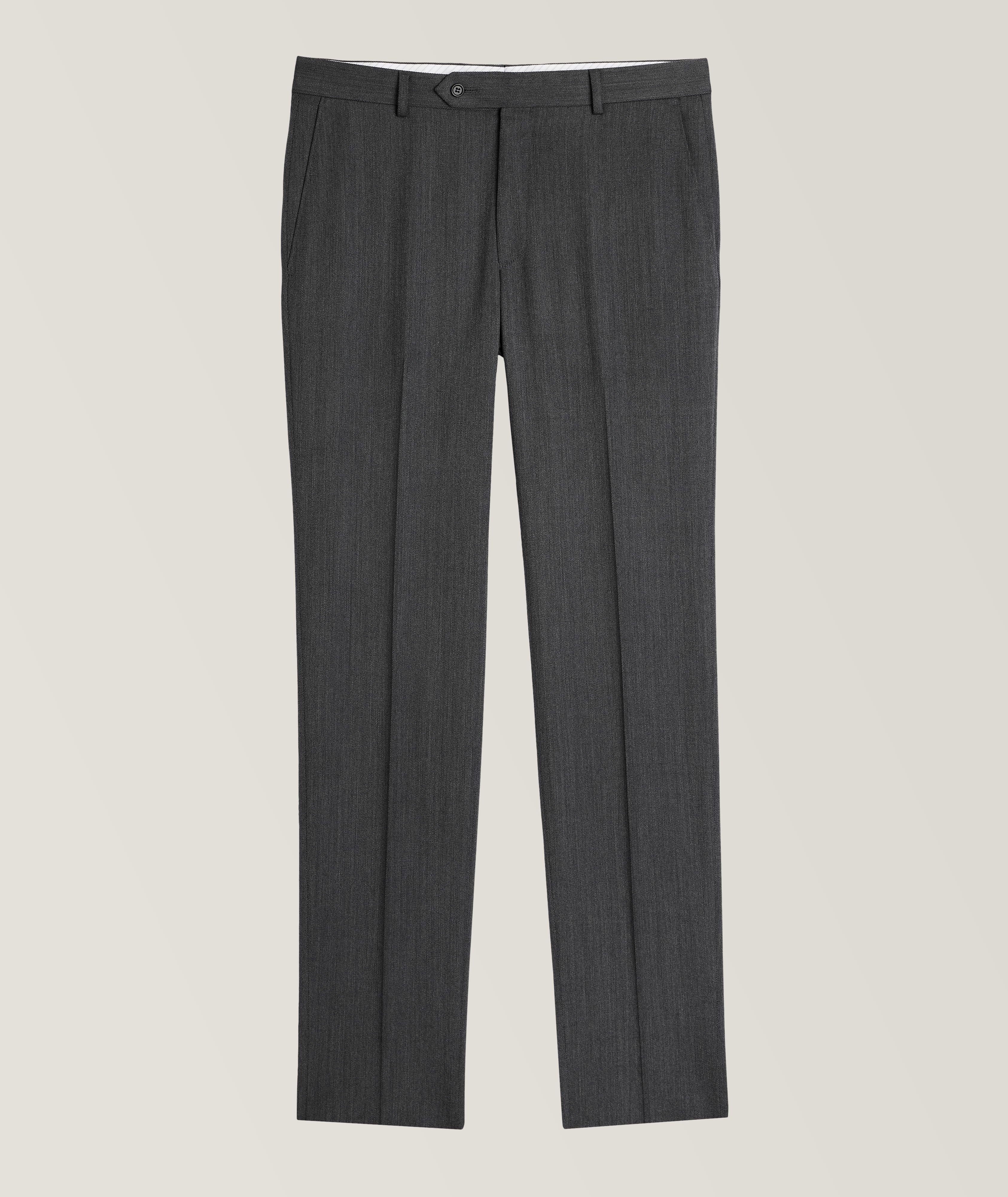 Stretch-Wool Twill Dress Pants image 0