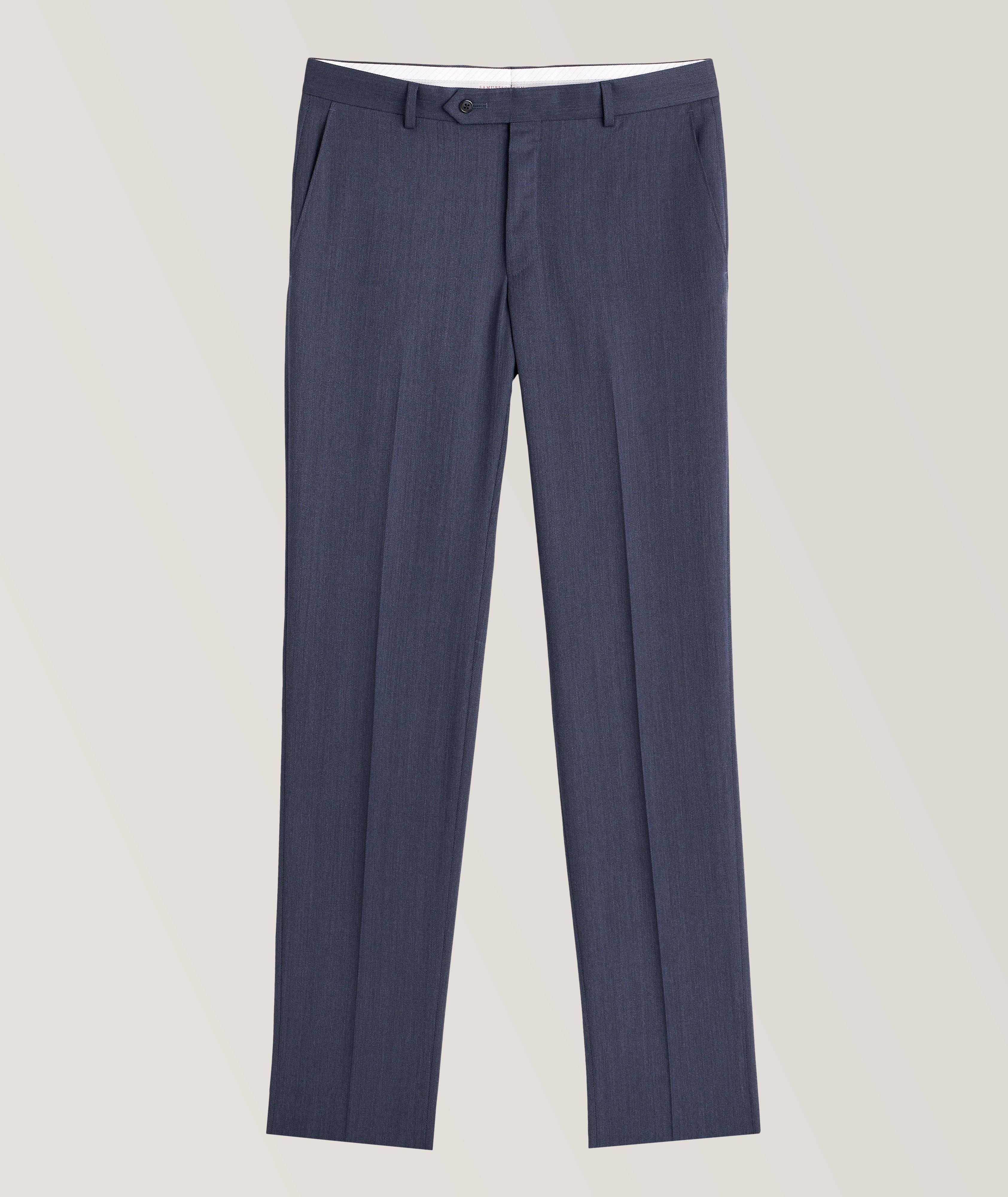 Stretch-Wool Twill Dress Pants image 0