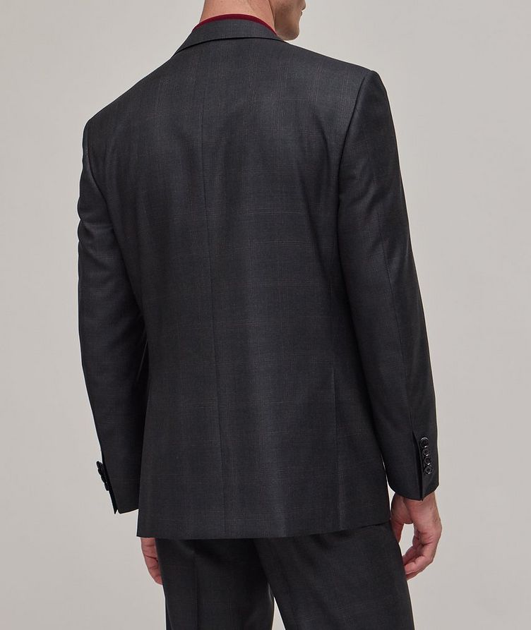 Contemporary-Fit Checked Suit image 2