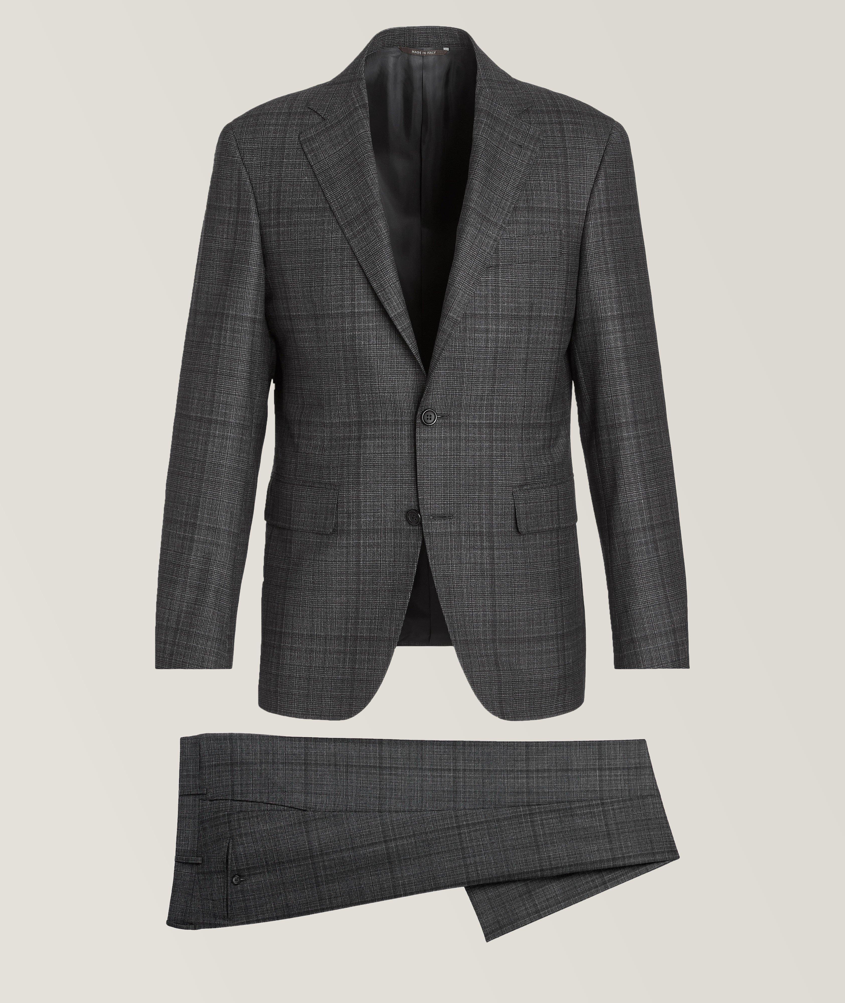 Kei Checked Stretch-Wool Suit image 0