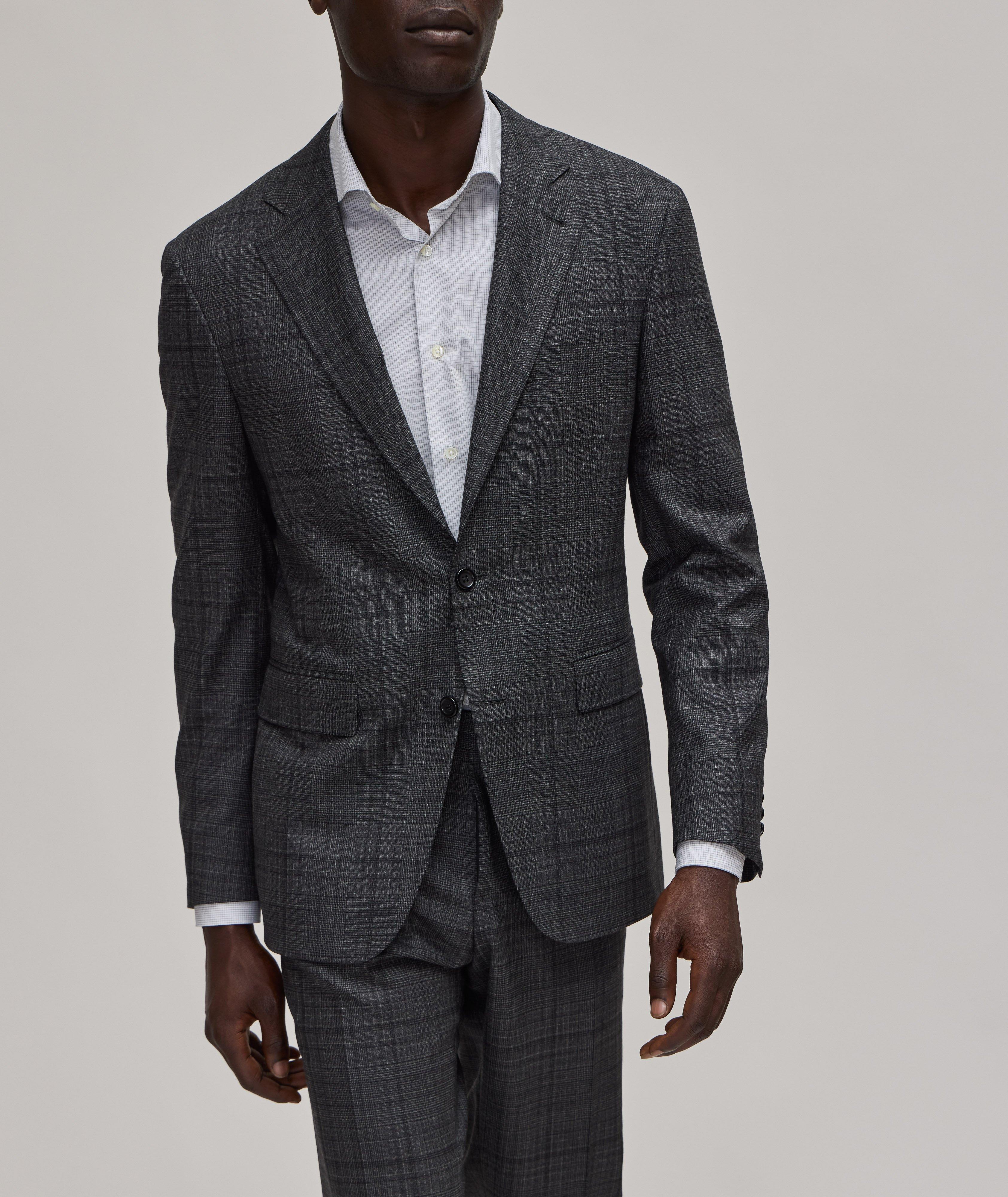 Kei Checked Stretch-Wool Suit image 1