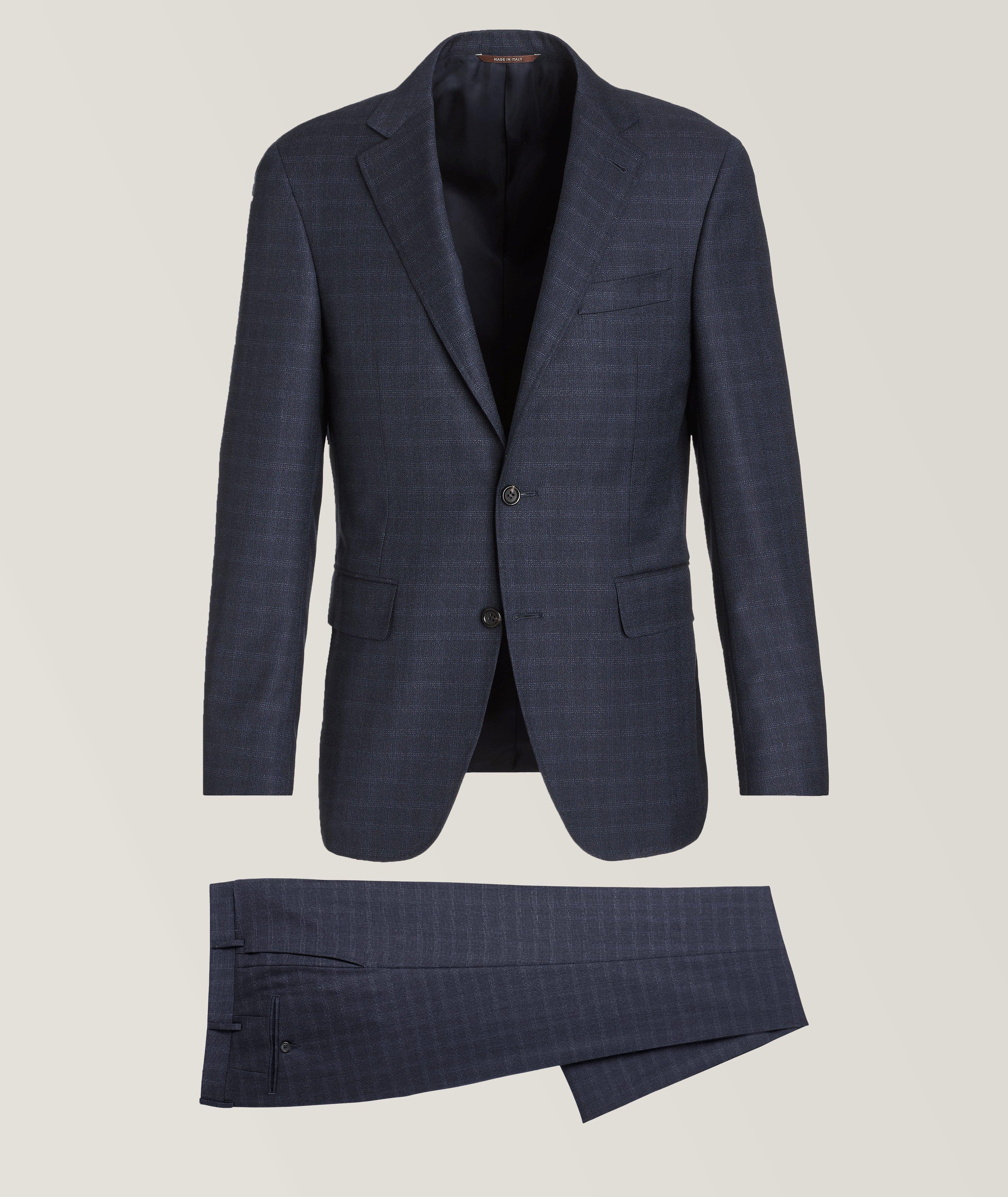 Kei Graphic Check Pattern Wool Suit image 0