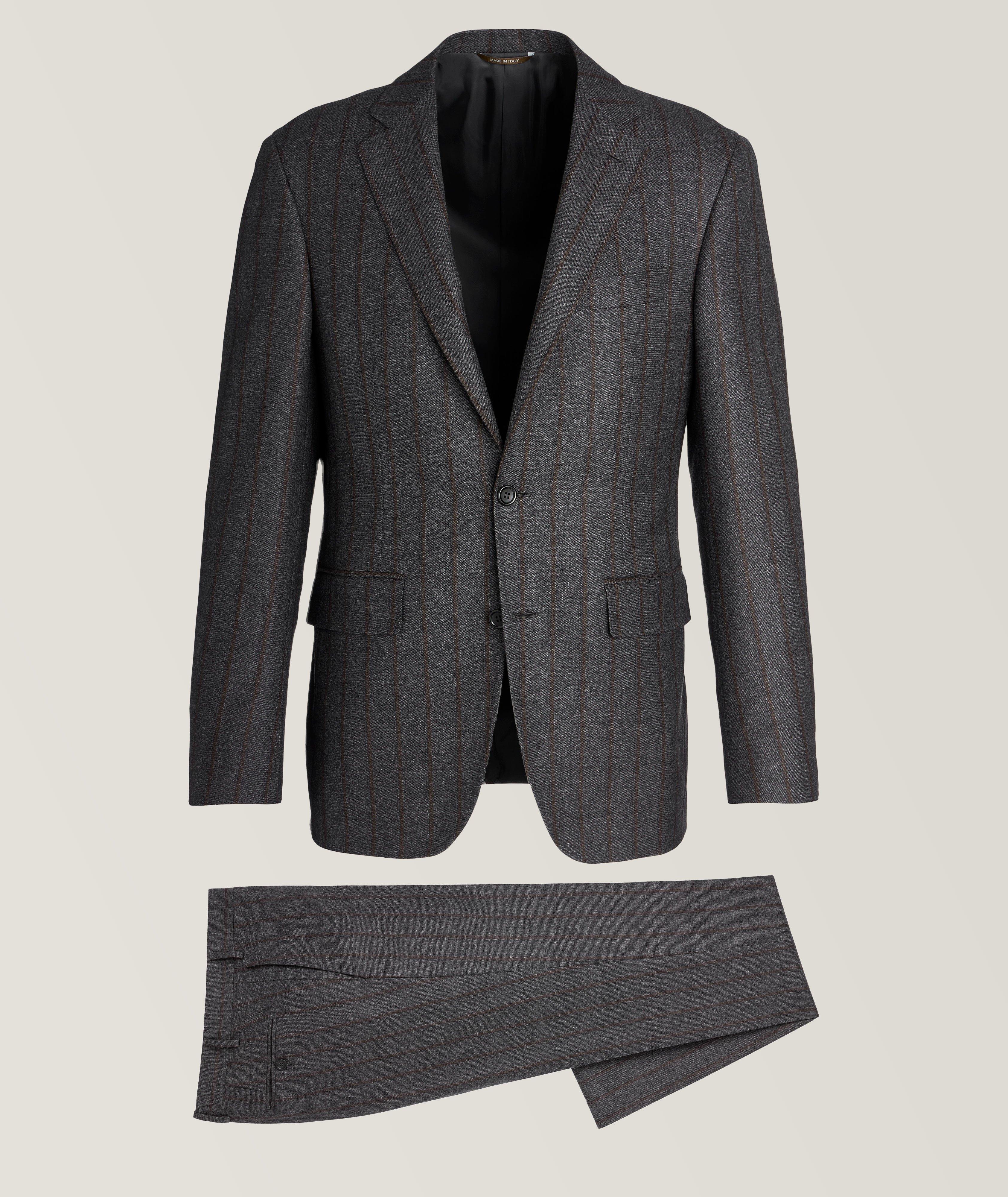 Kei Striped Natural Comfort Wool Suit image 0