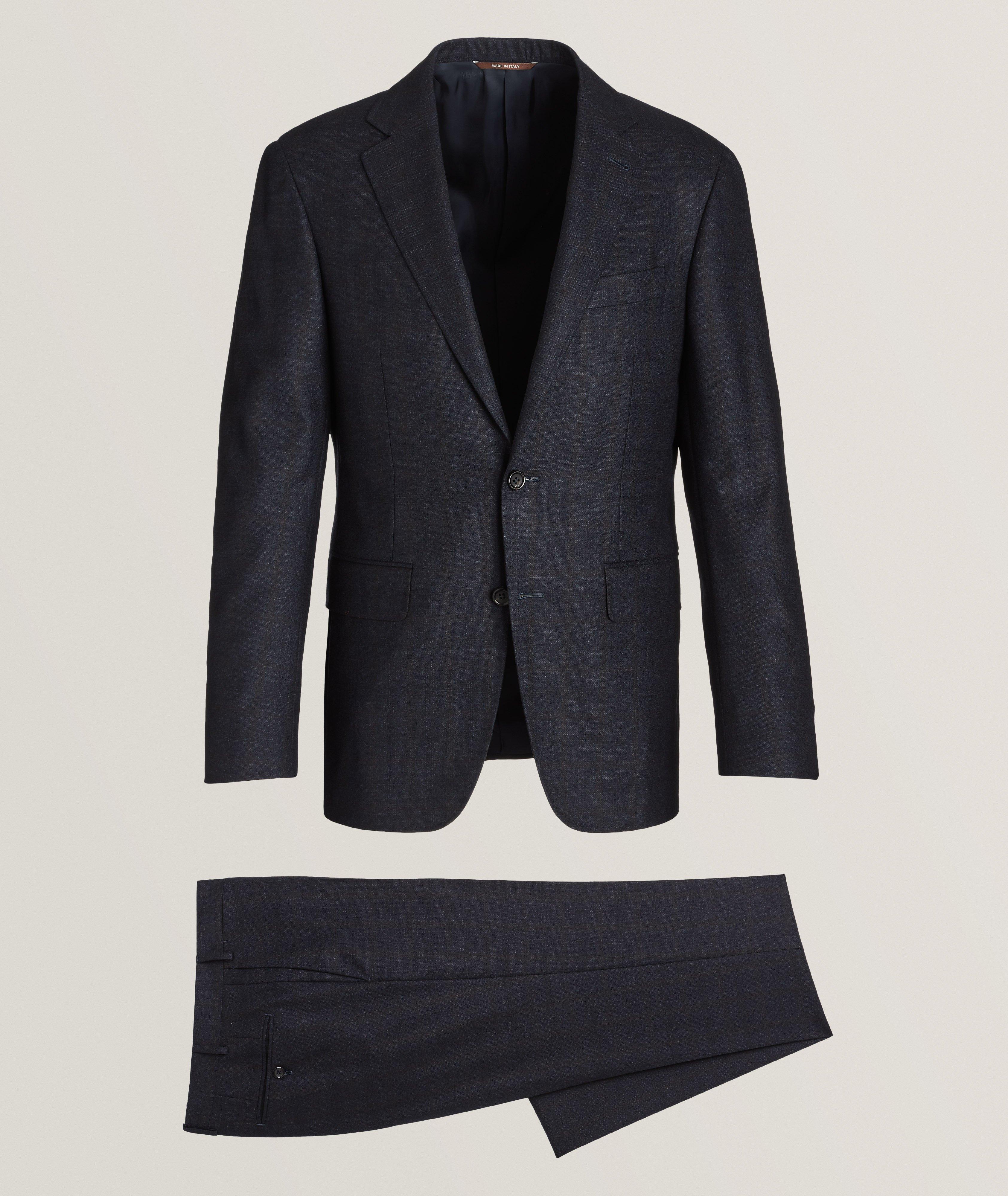 Kei Tonal Checkered Wool Suit image 0