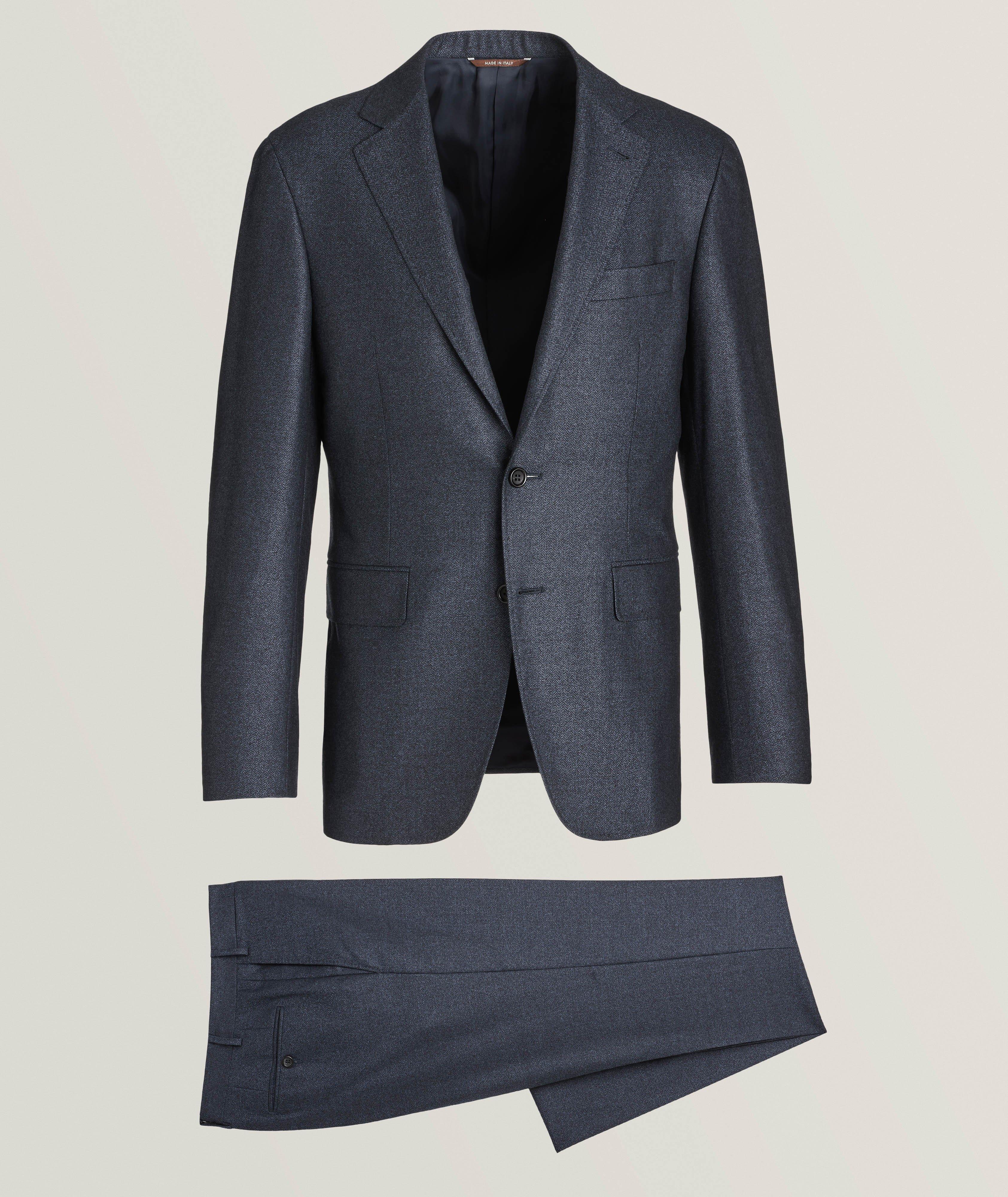 Kei Herringbone Wool Suit image 0