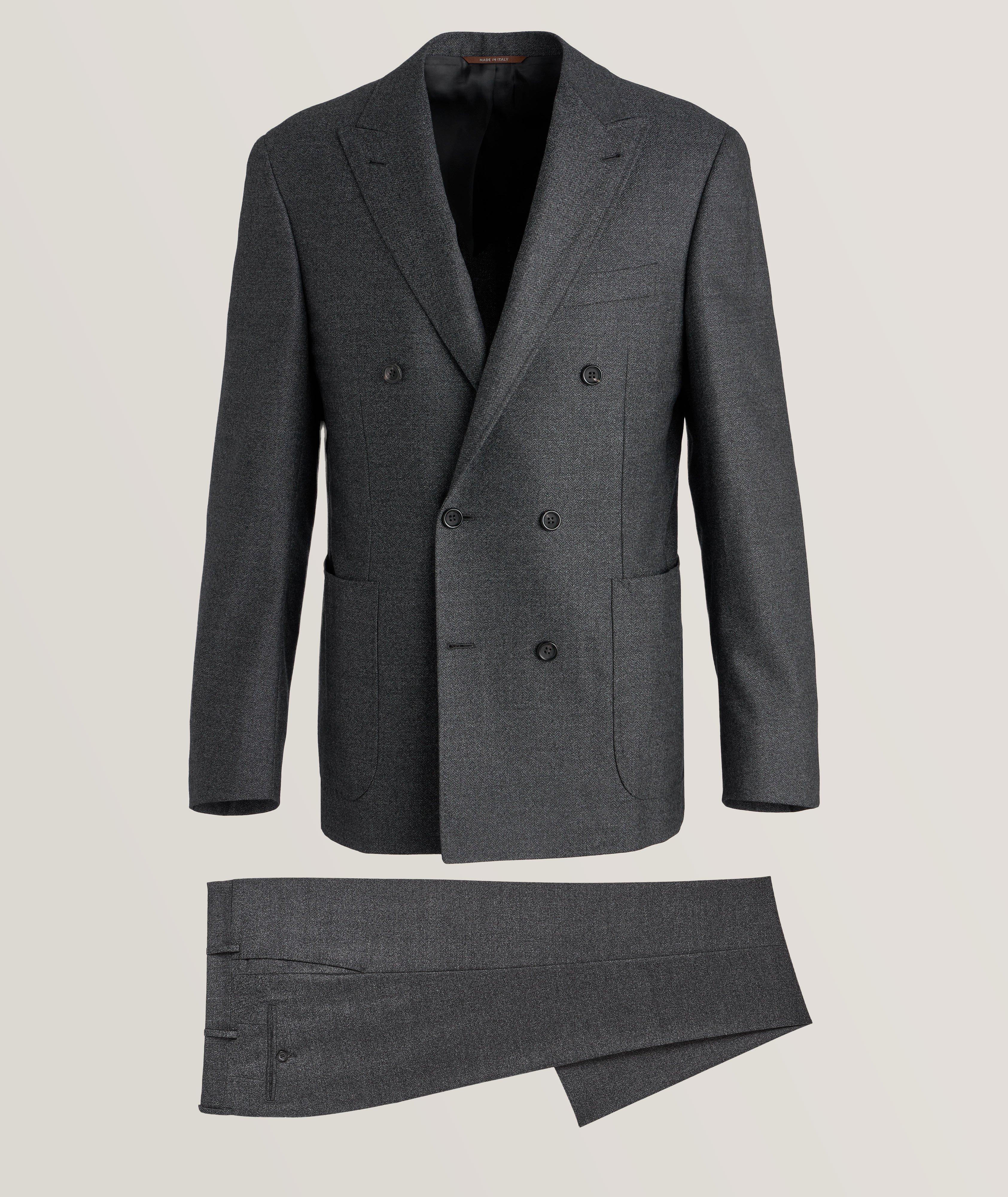 Kei Herringbone Wool Suit image 0