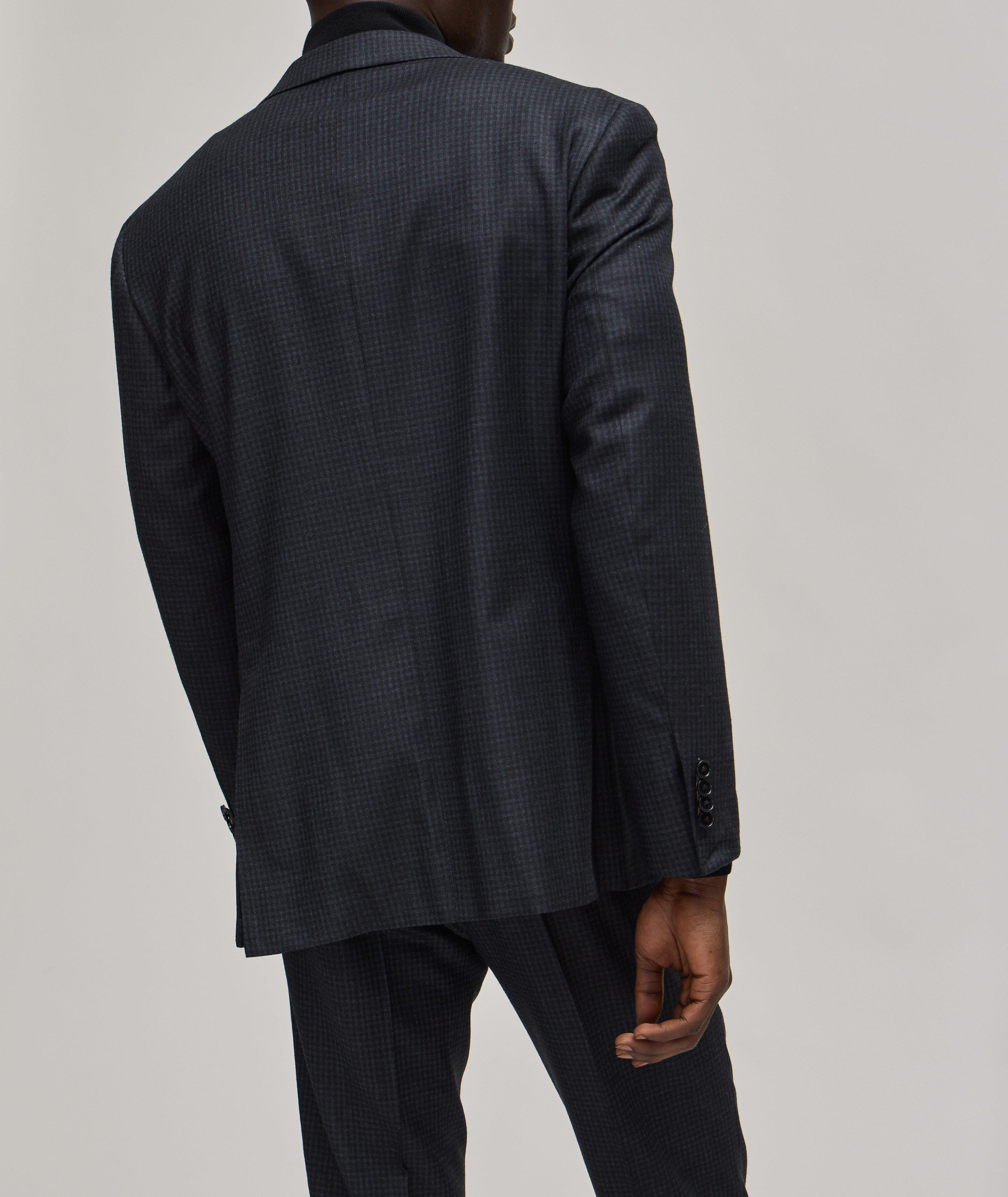 Kei Natural Comfort Check Stretch-Wool Suit  image 2