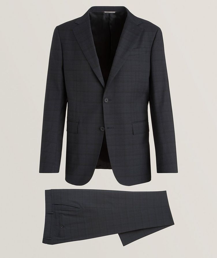 Black Edition Windowpane Stretch-Wool Suit  image 0