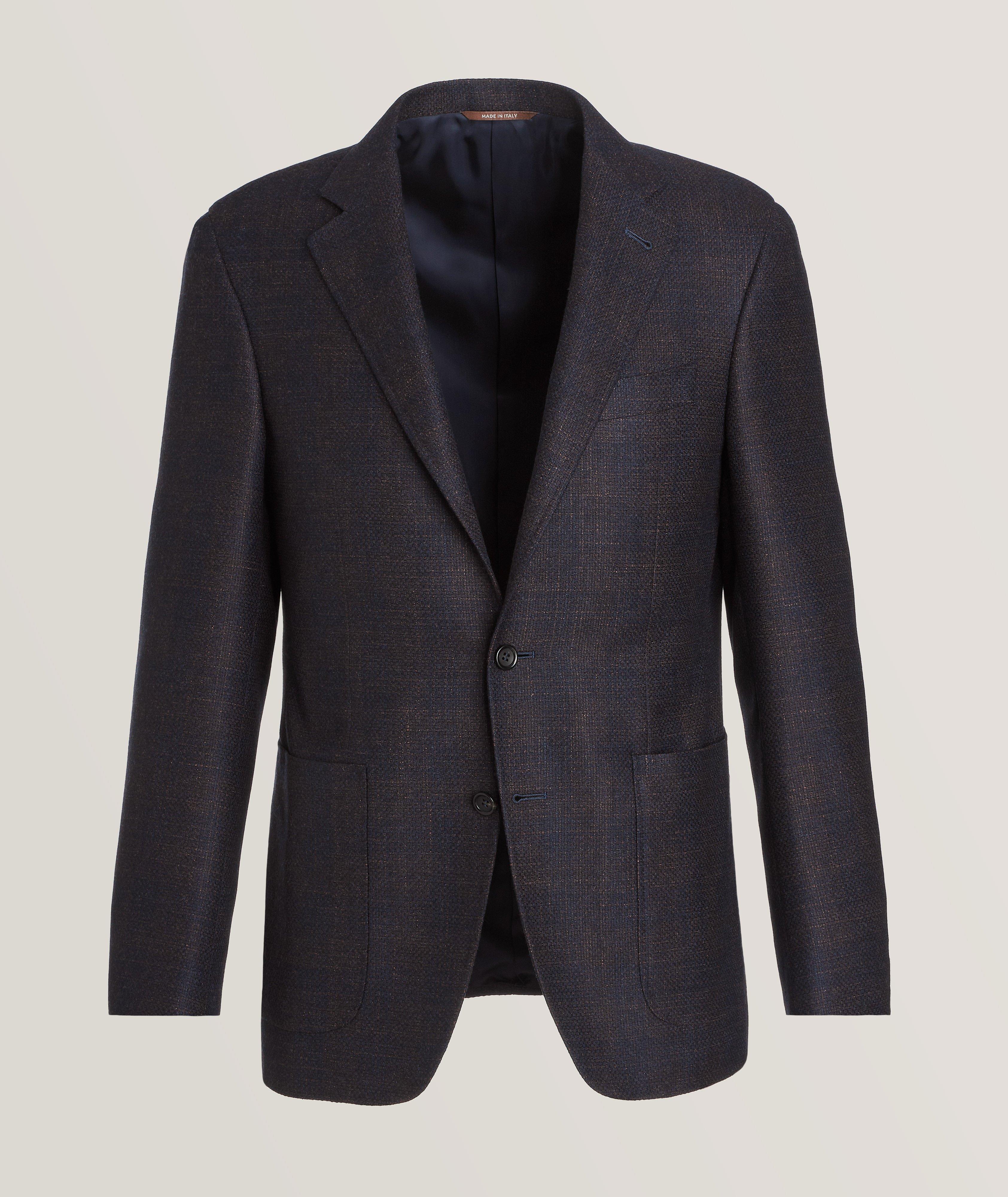 Kei M lange Wool Silk Cashmere Sport Jacket