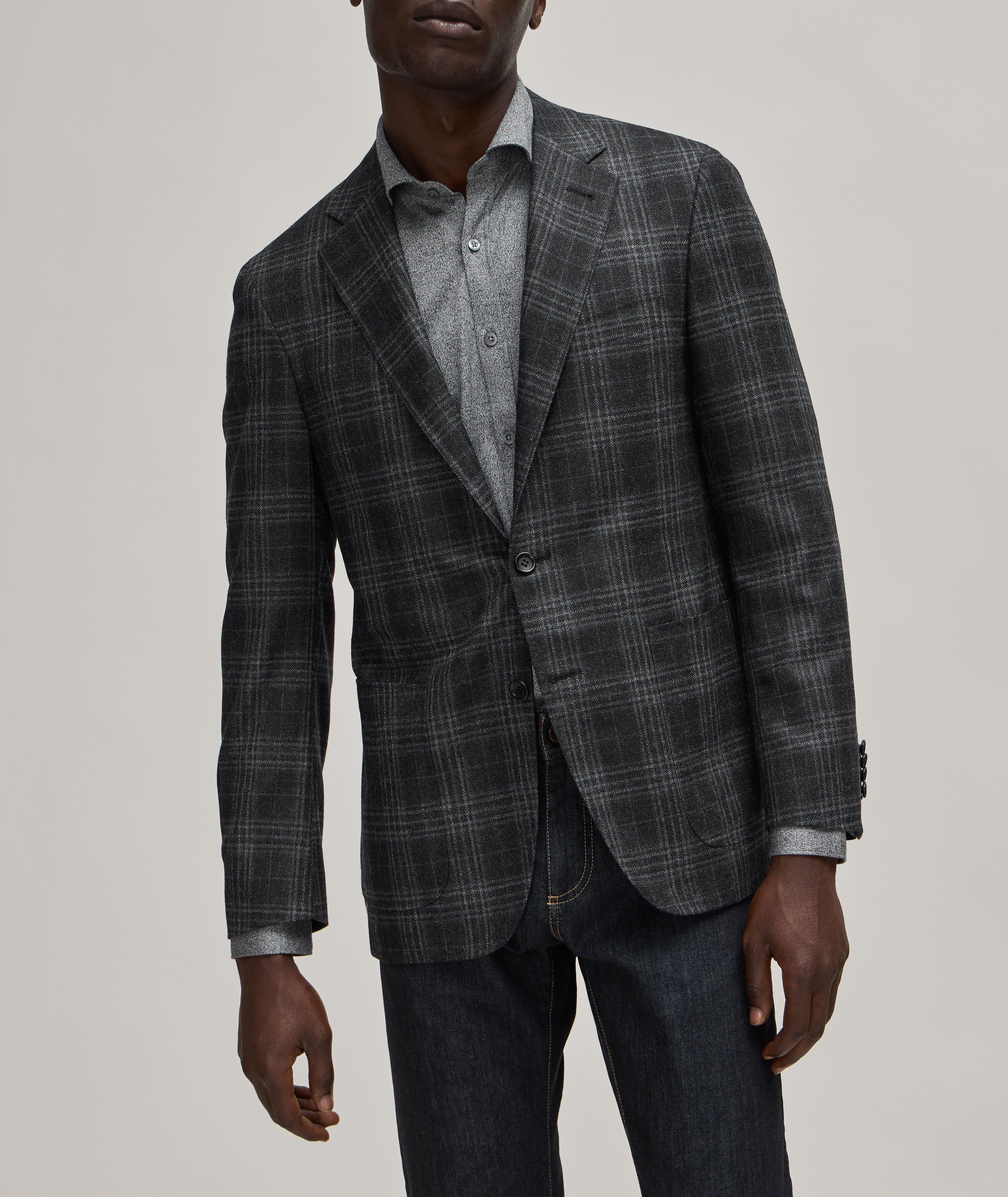 Kei Checkered Wool Sport Jacket image 1