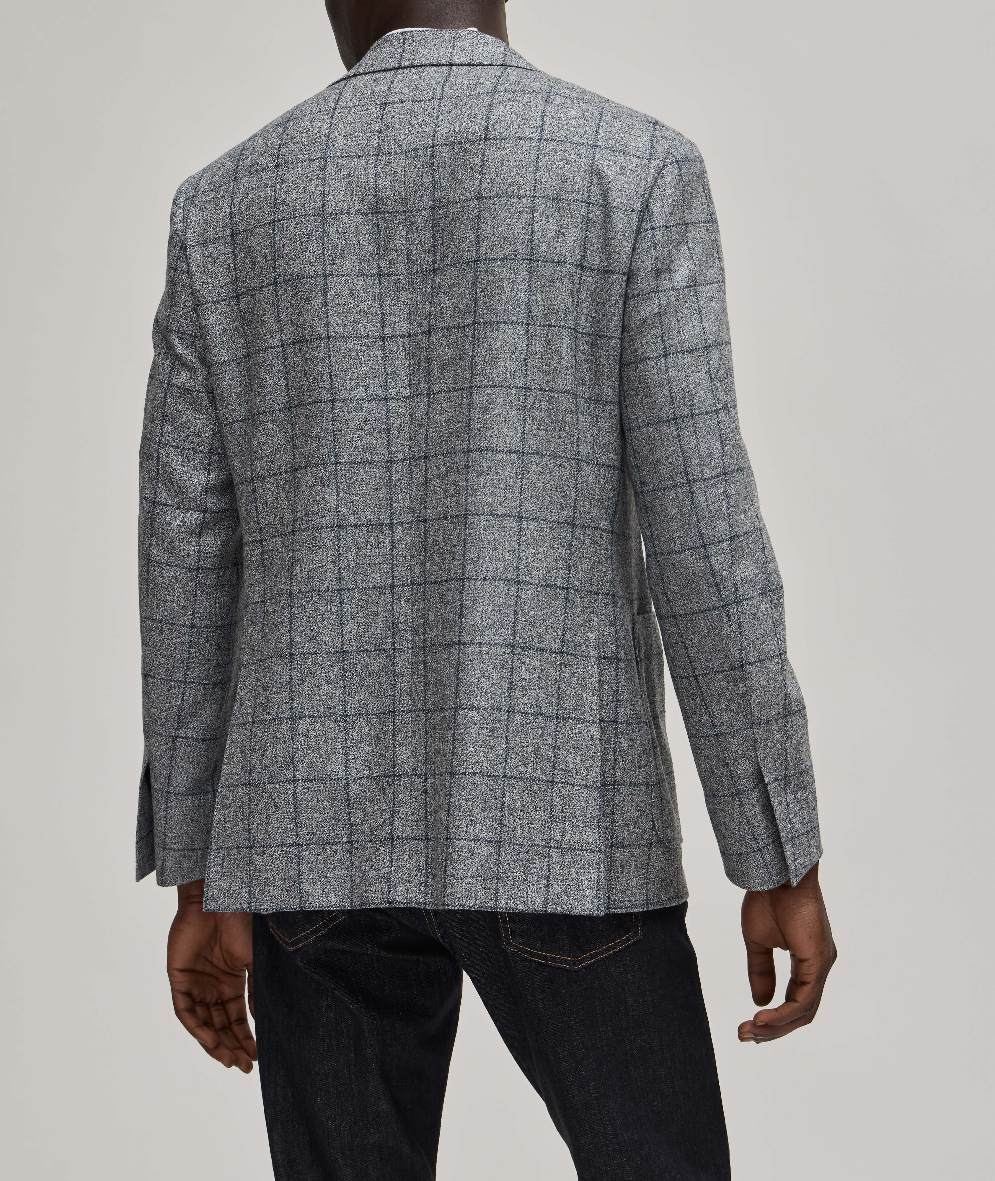 Canali Kei Windowpane Wool Sport Jacket Sport Jackets Harry Rosen