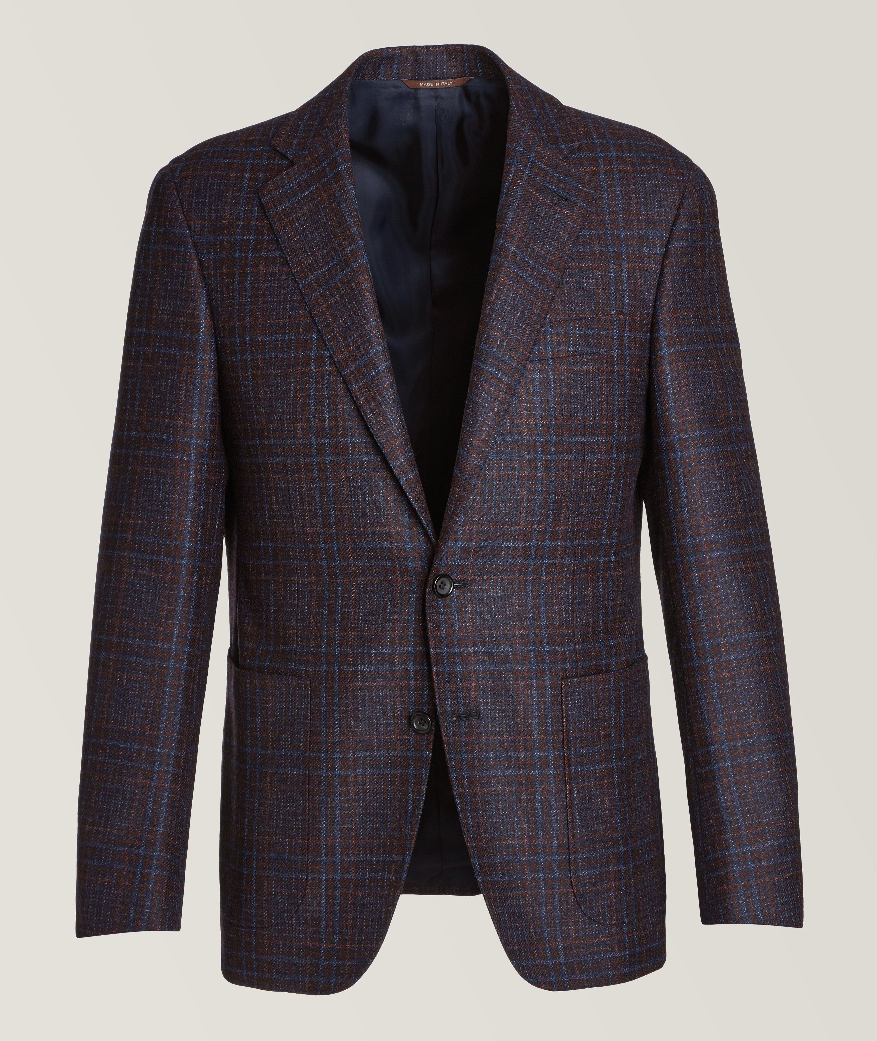 Kei Multi Checkered Wool Sport Jacket image 0
