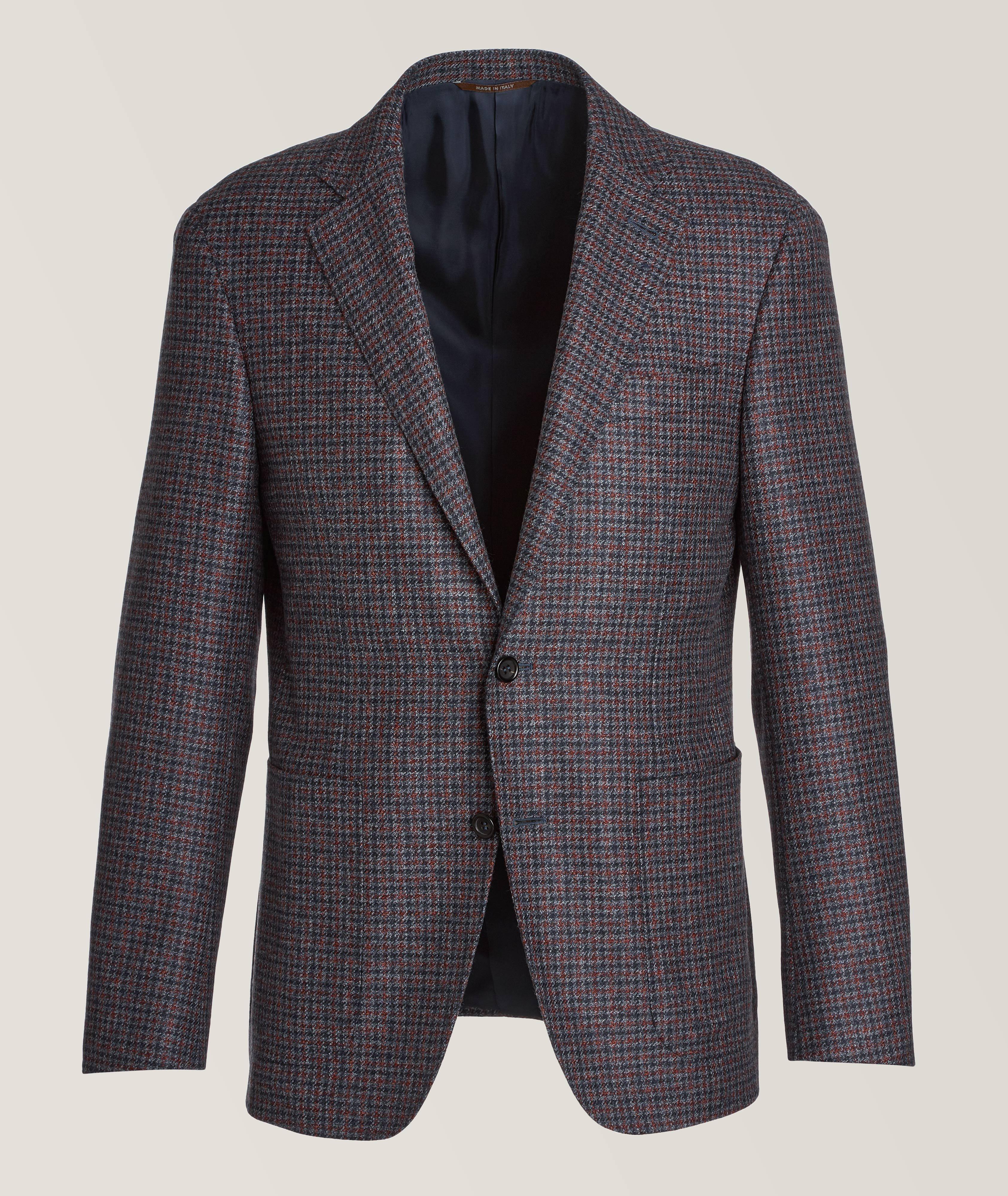 Textured Plaid Sport Jacket image 0