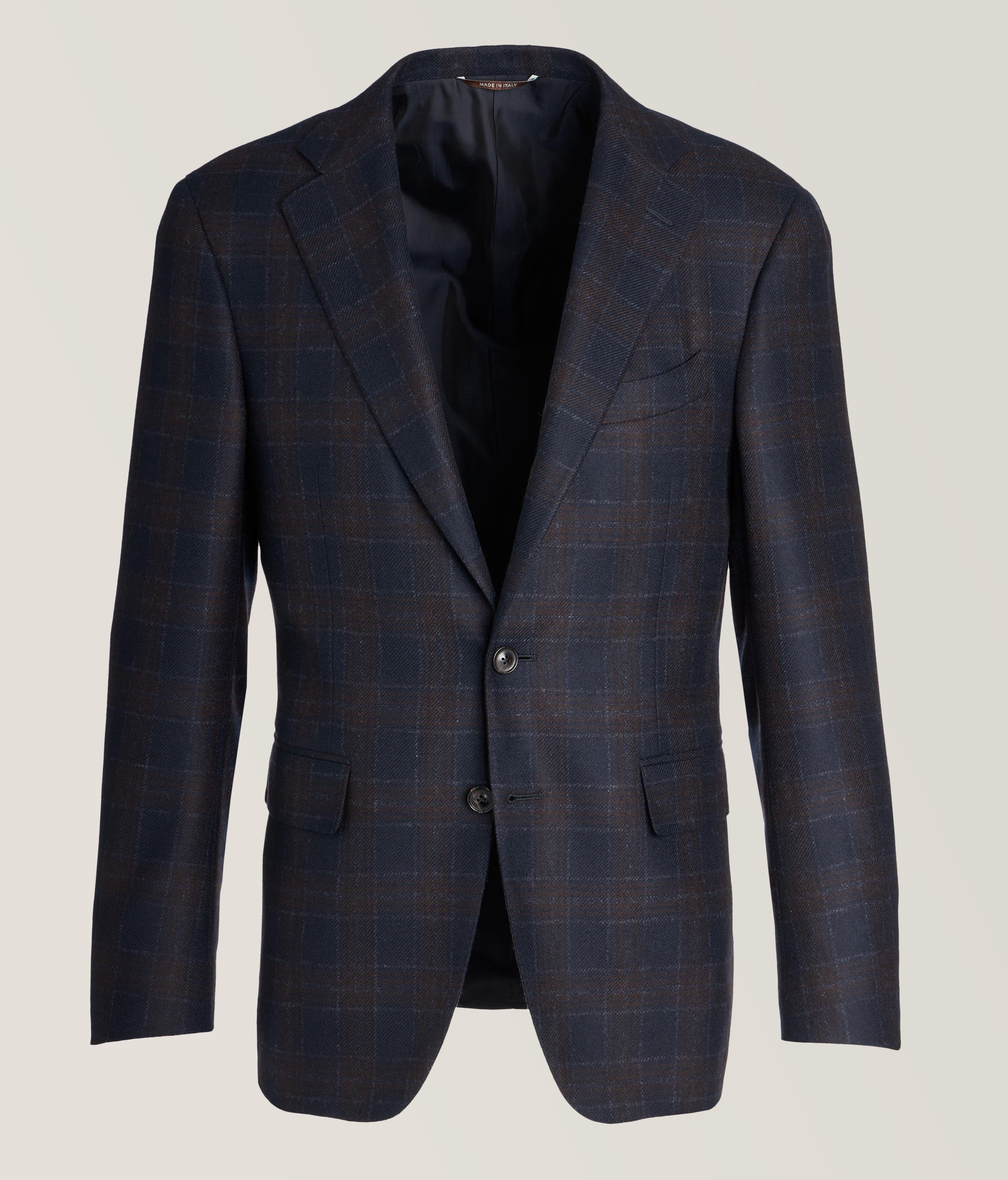 Checkered Cashmere Sport Jacket image 0