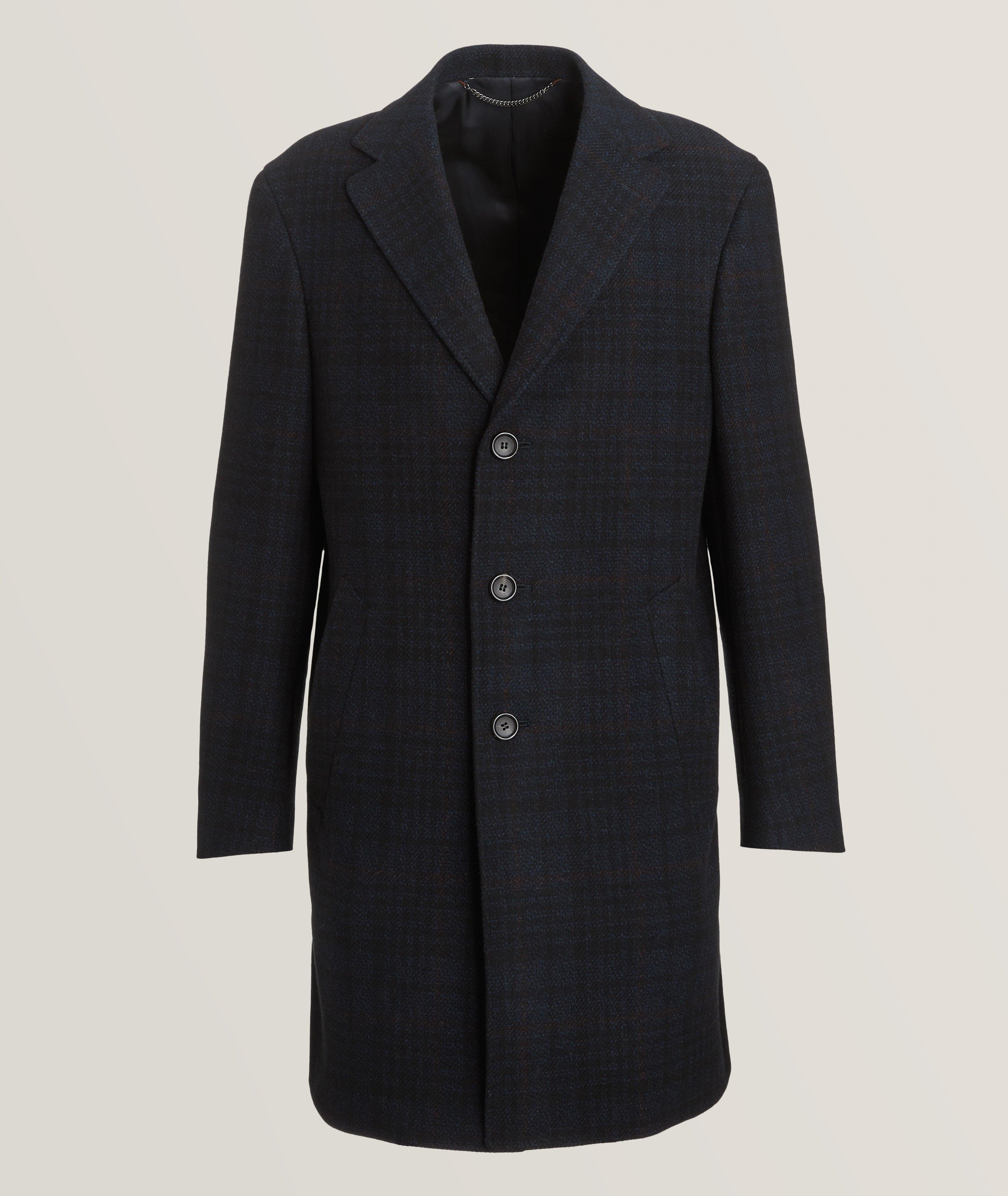 Wool Silk Cashmere Check Kei Jacket