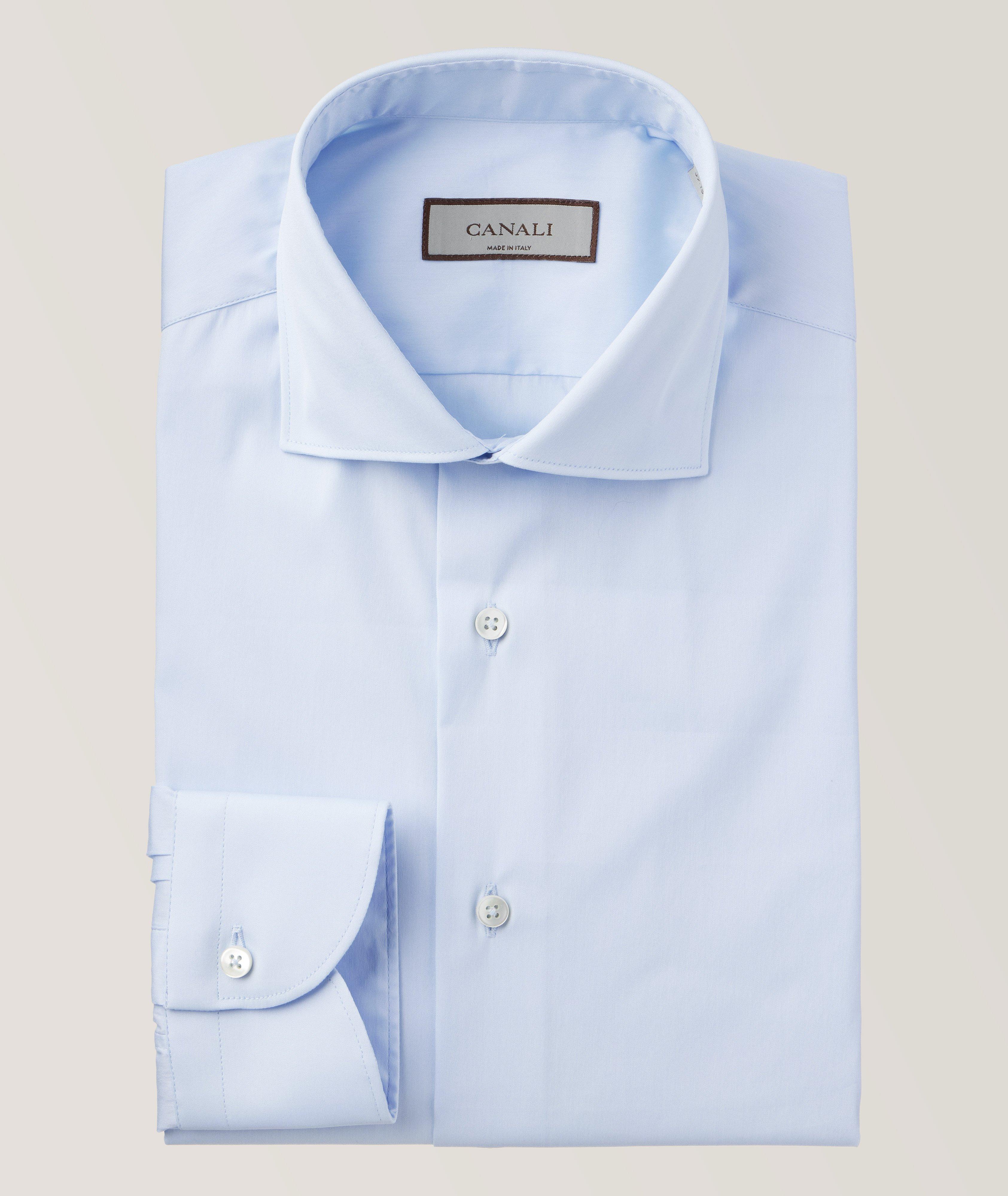 Slim-Fit Stretch-Cotton Dress Shirt image 0