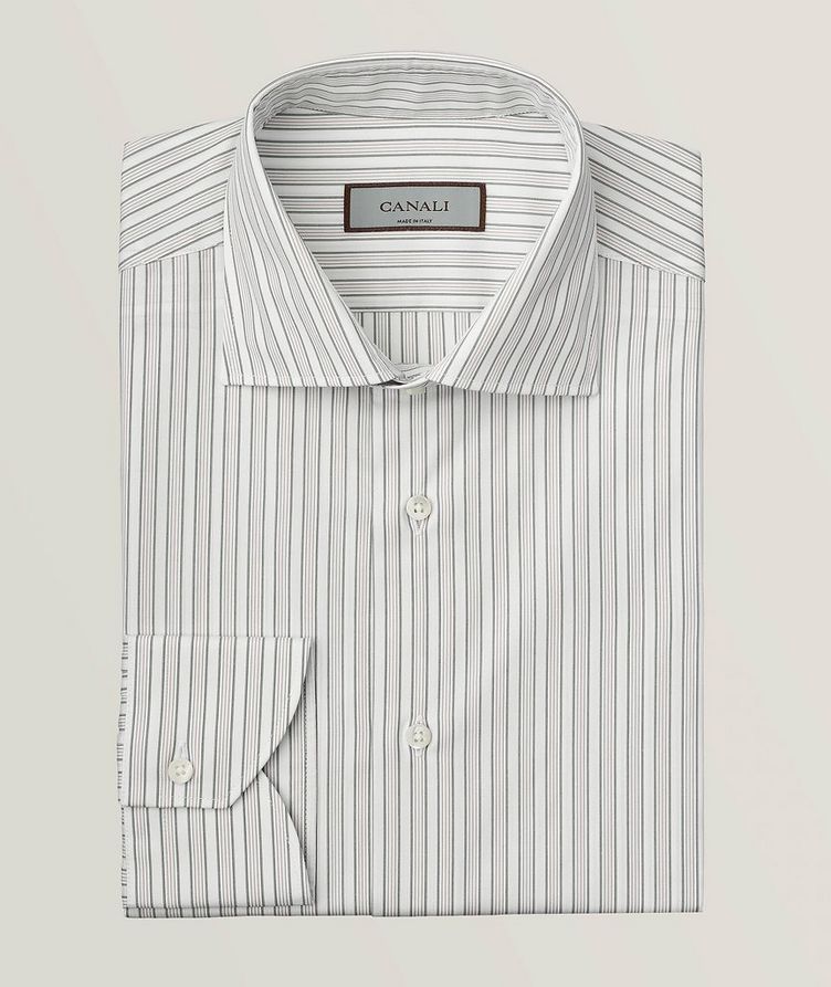 Regular-Fit Wide Striped Dress Shirt image 0
