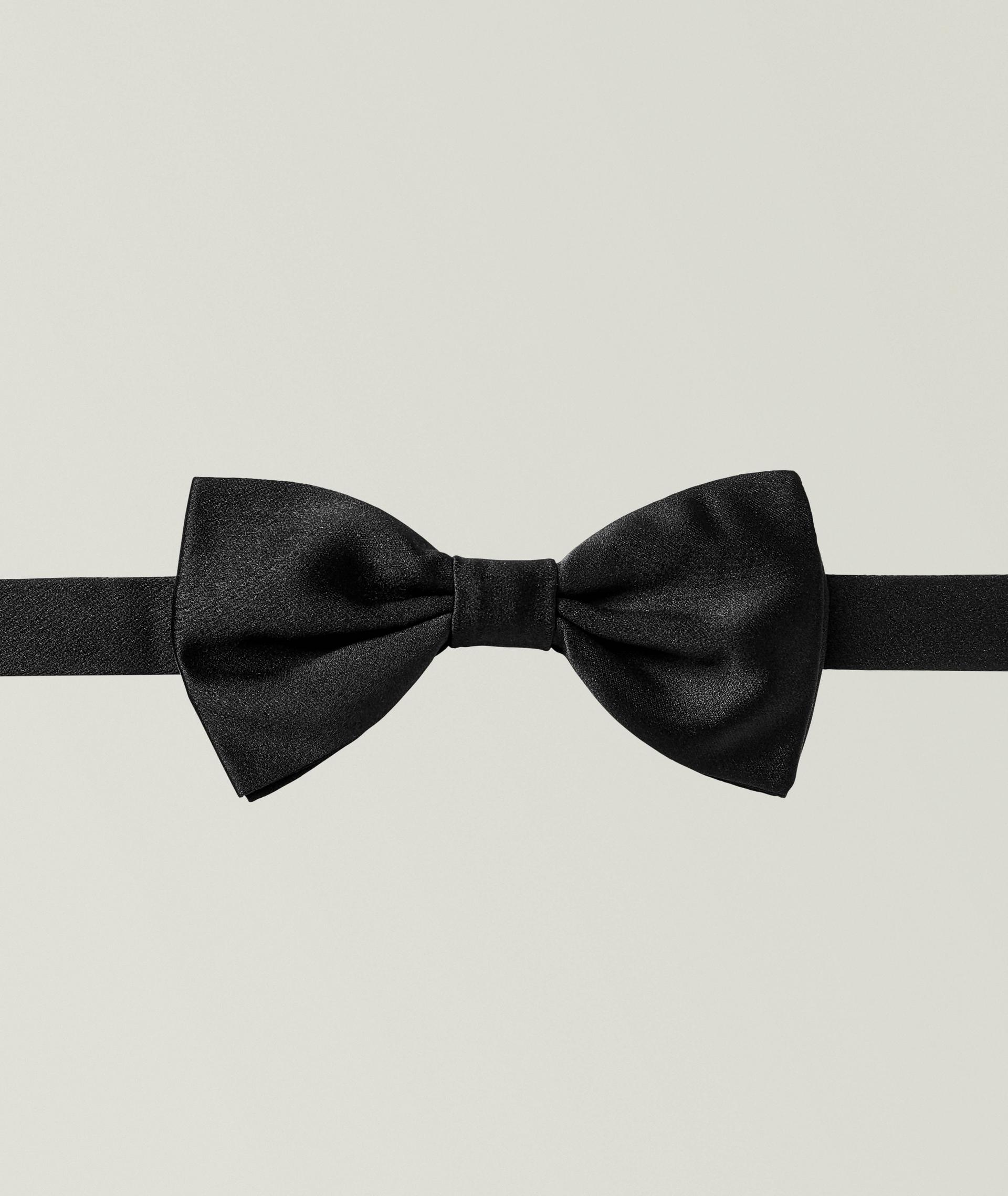 Solid Silk Bow Tie image 0