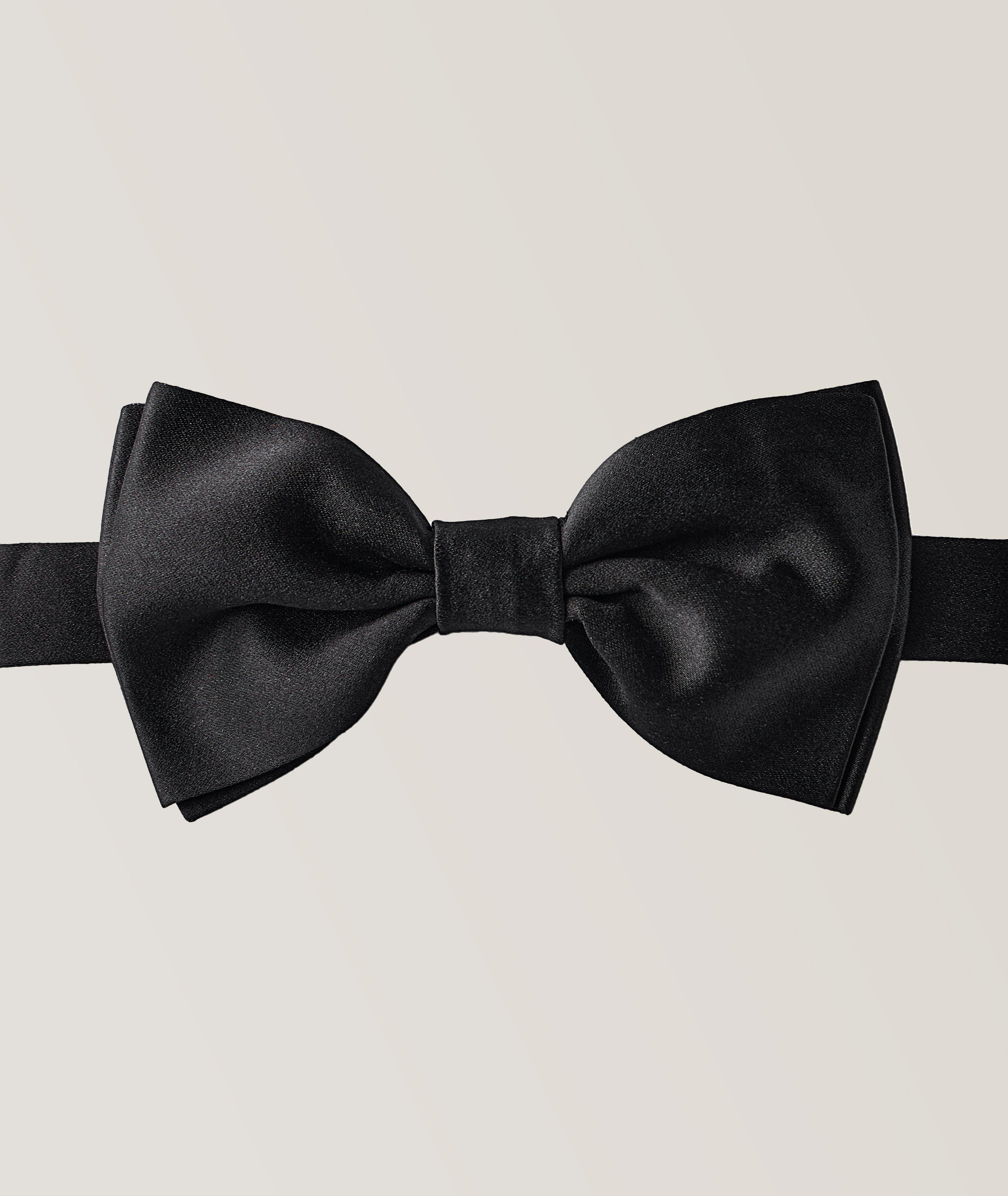 Solid Silk Bow Tie image 0