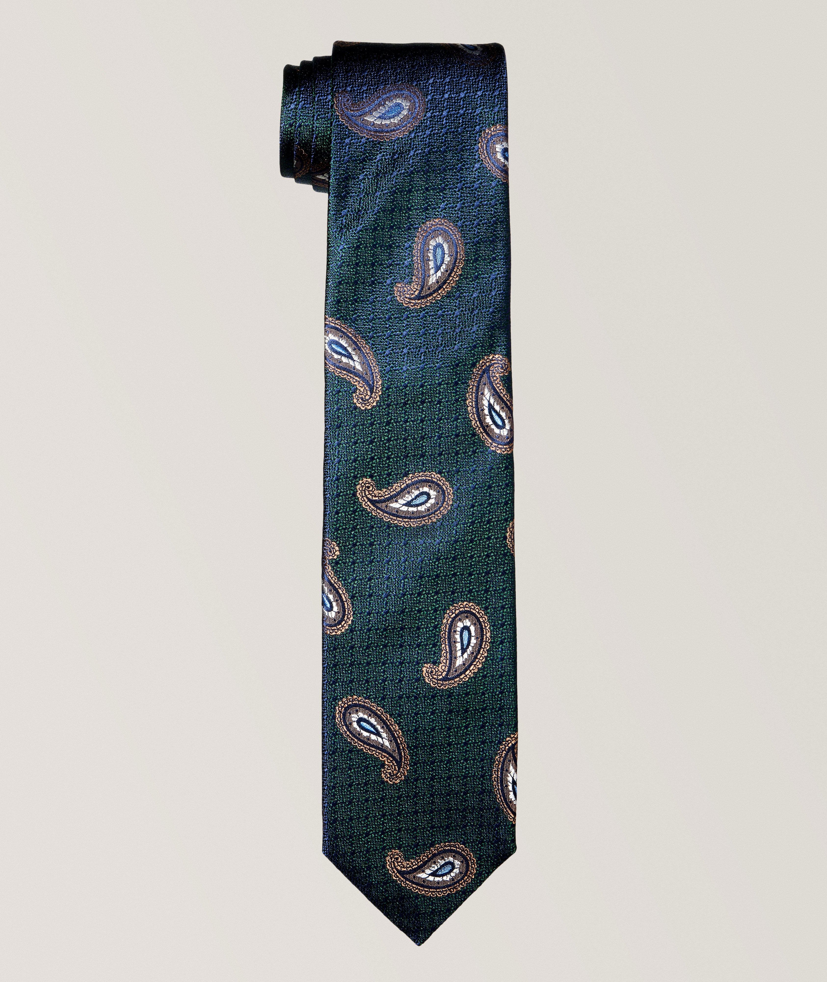 Canali Paisley Print Silk Tie | Ties, Pocket Squares & Formal | Harry Rosen