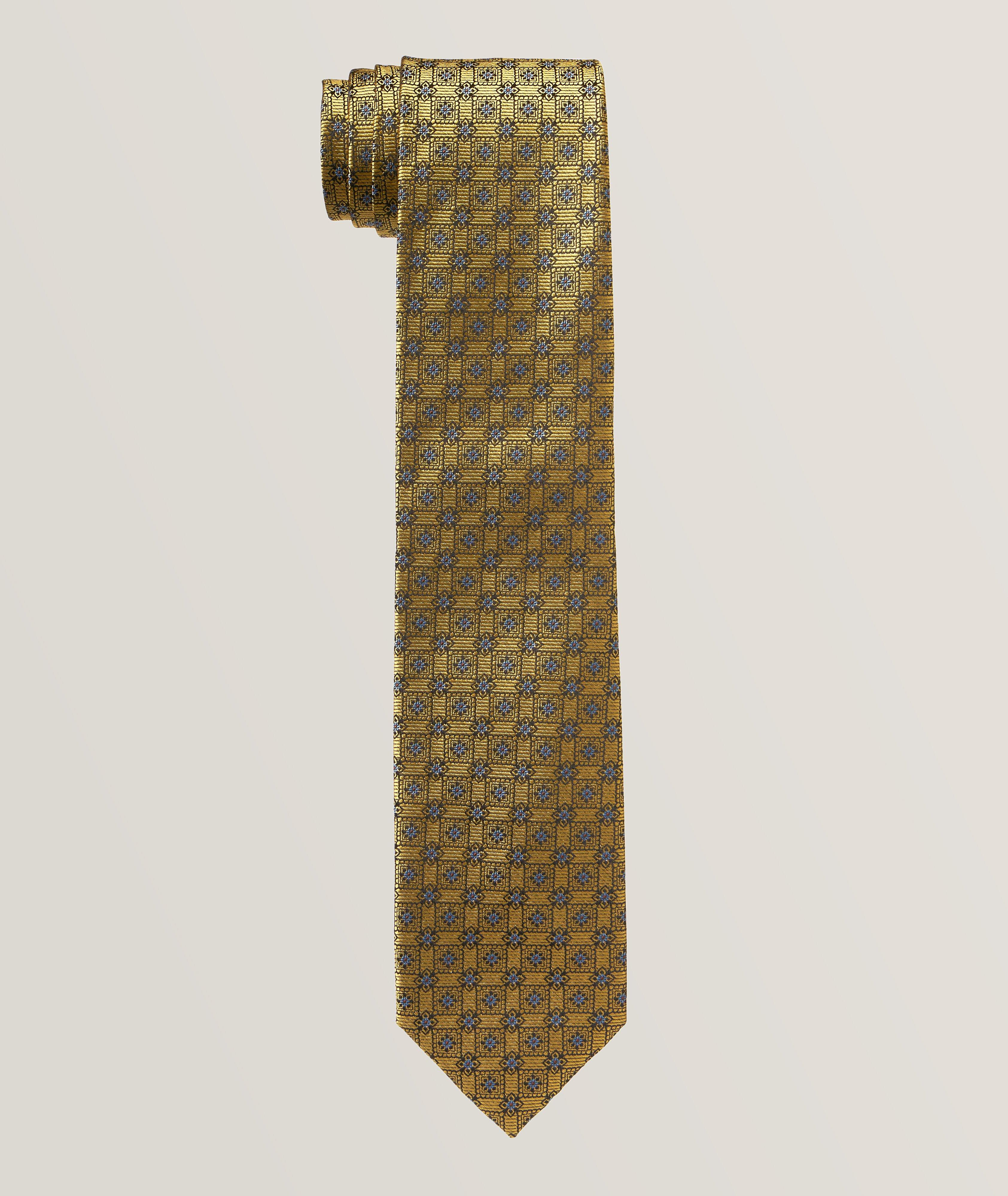 canali medallion silk tie