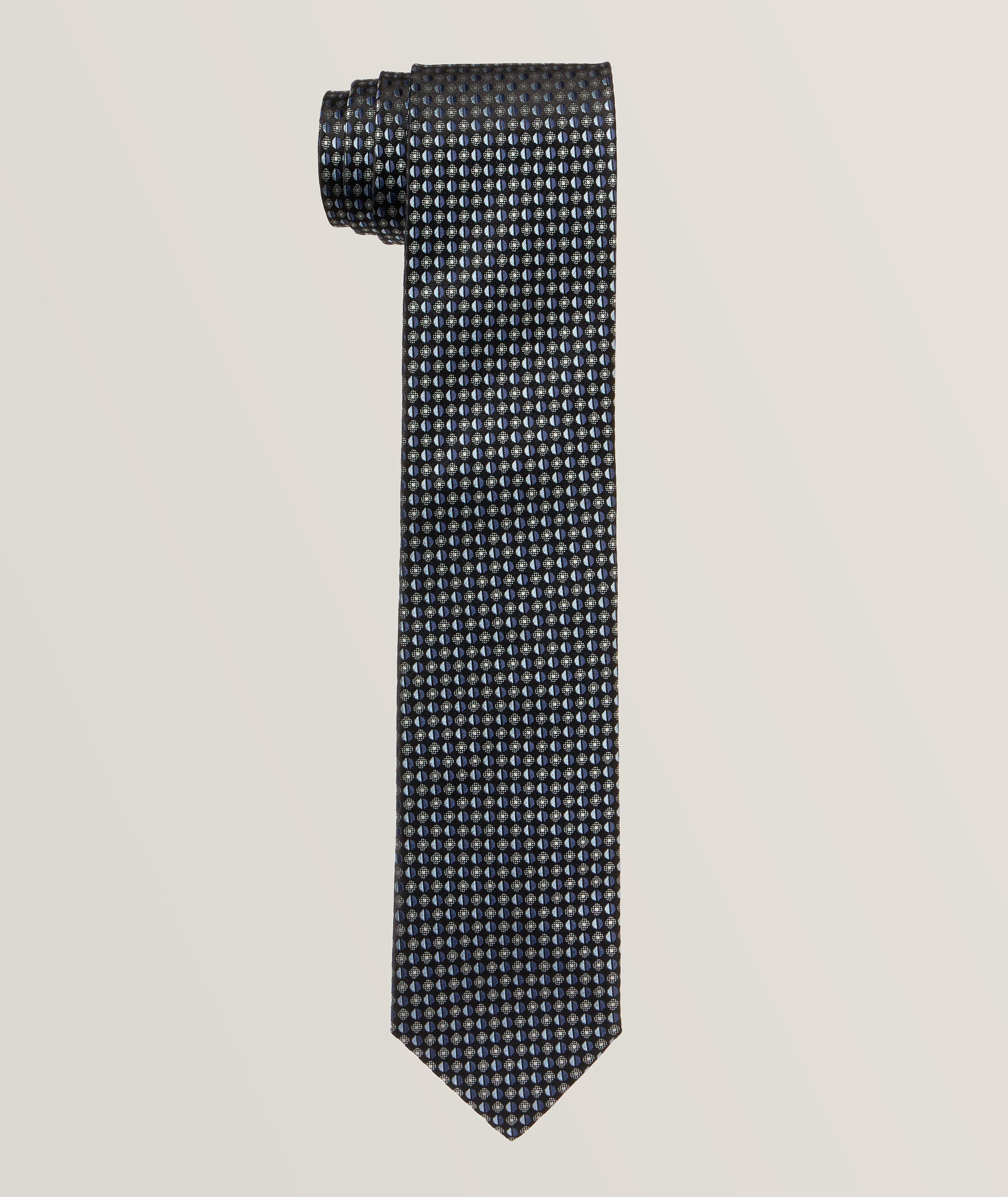 Neat Pattern Silk Tie image 0