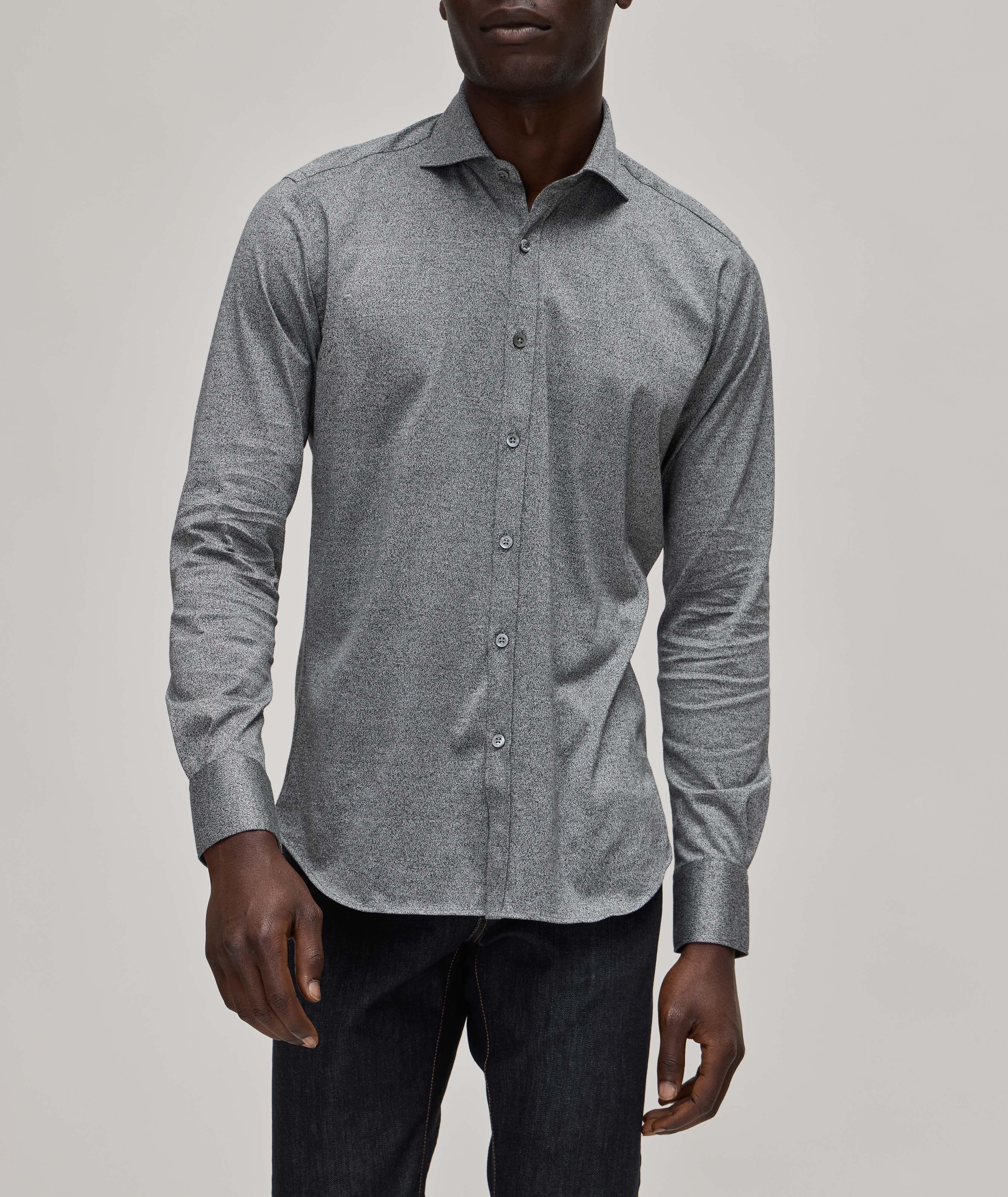 Chemise habillée en jersey de coton de coupe standard image 1