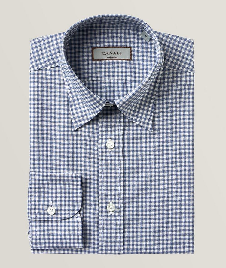Regular-Fit Gingham Cotton Twill Sport Shirt image 0