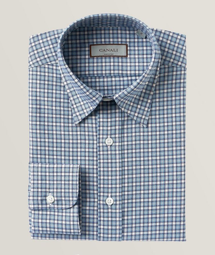 Regular-Fit Checkered Cotton Sport Shirt image 0