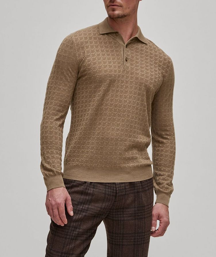 Textured Wool Polo  image 1
