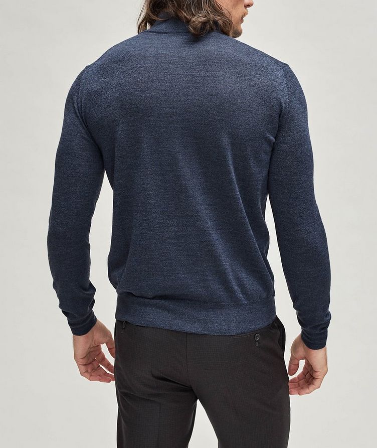 Merino Wool Full-Zip Sweater image 2