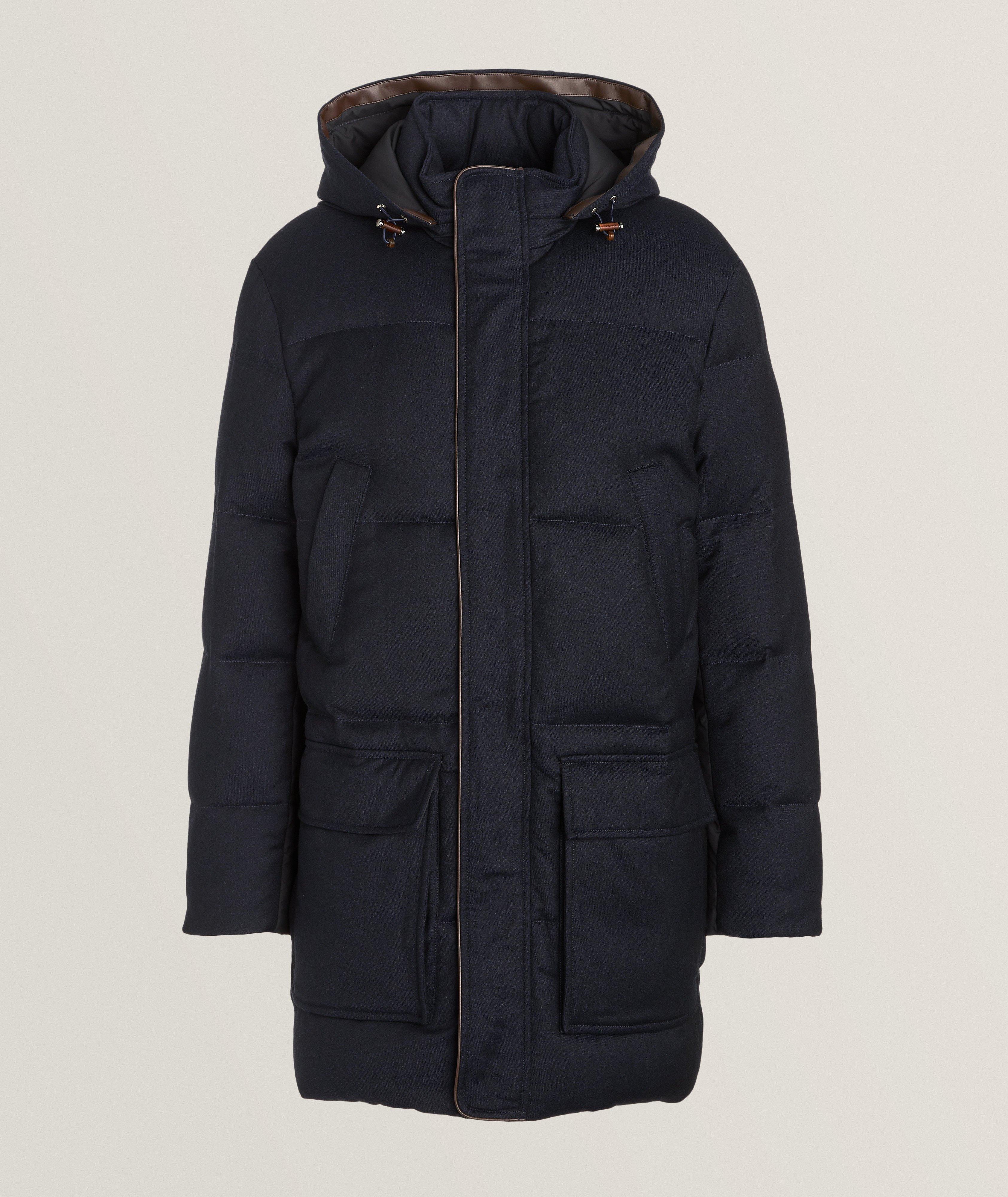 Canali Impeccabile Washable Wool Quilted Jacket 