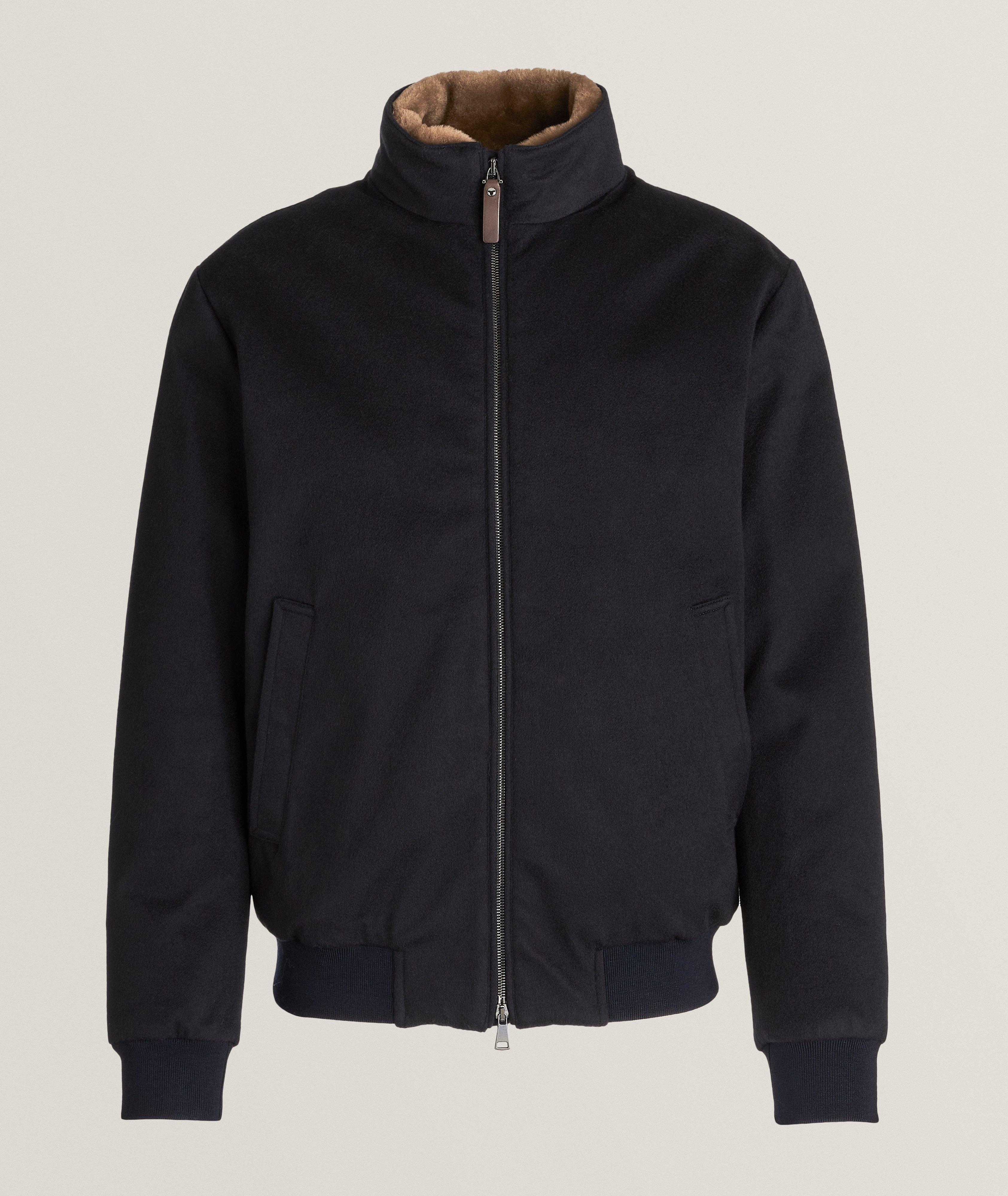 Canali Detachable Shearling Cashmere Bomber | Coats | Harry Rosen