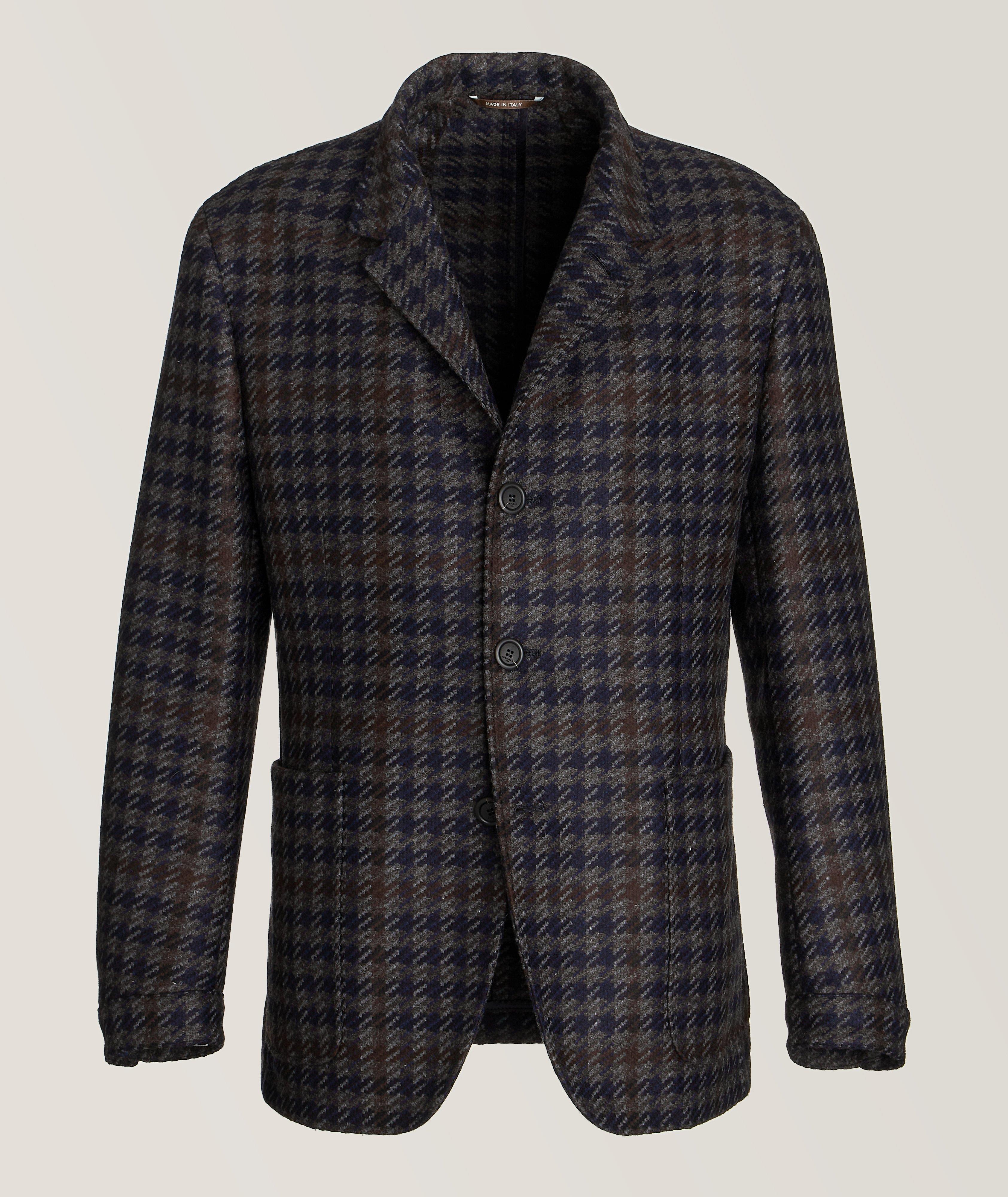 Canali Gingham Nuvola Sport Jacket