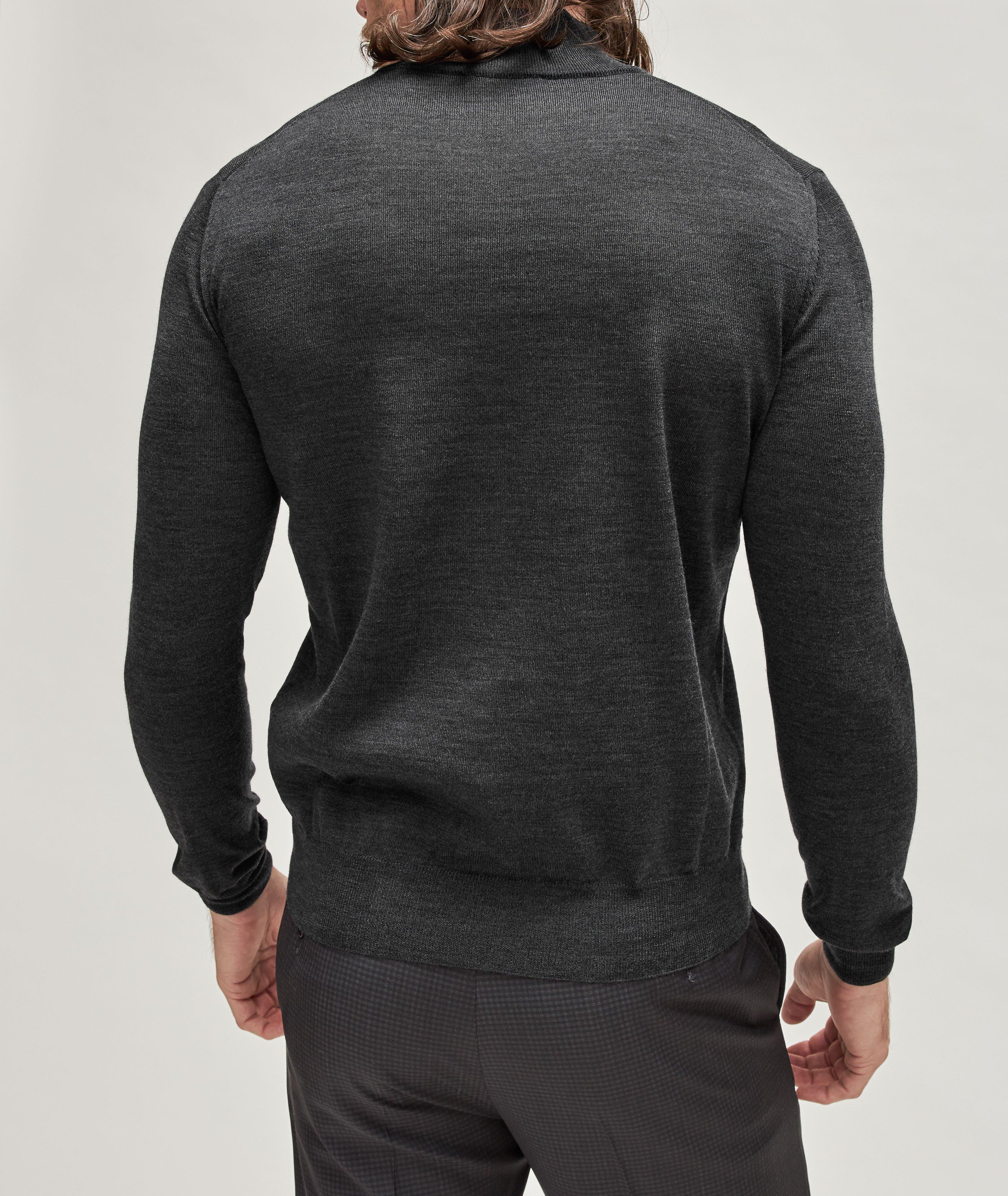 Merino Wool Full-Zip Sweater image 2