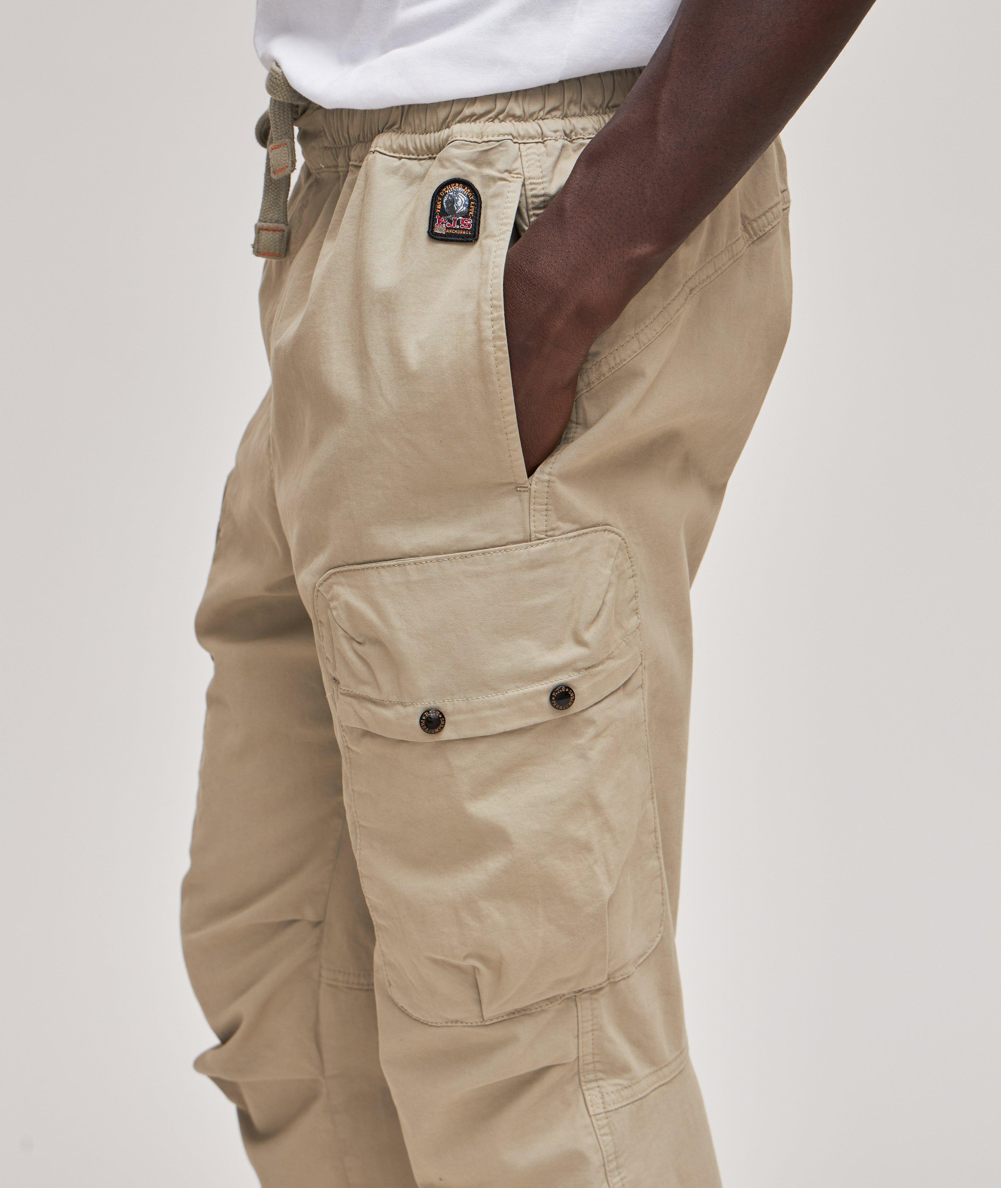 Pantalon en coton extensible à poches cargos image 1