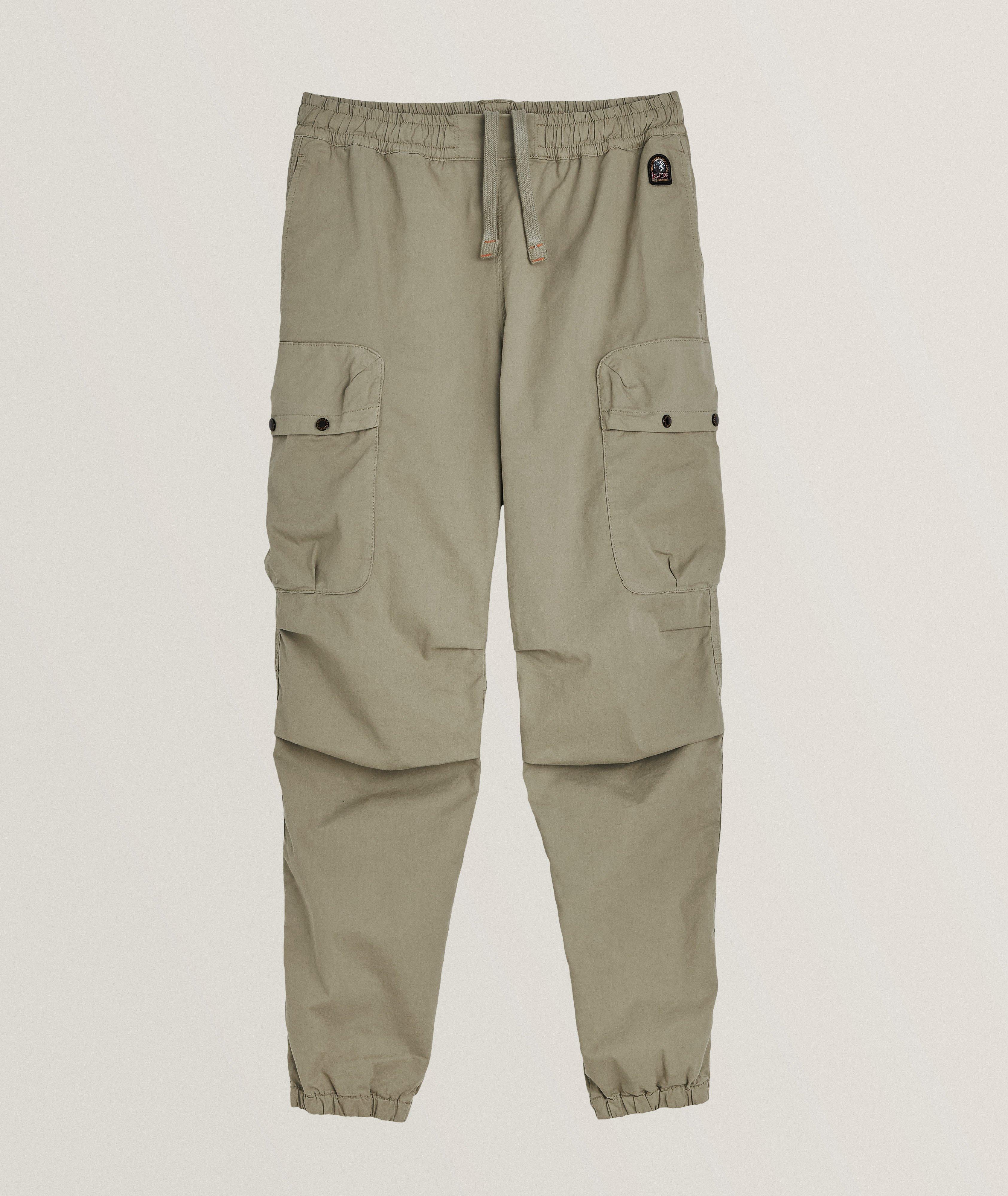 Pantalon en coton extensible à poches cargos image 0