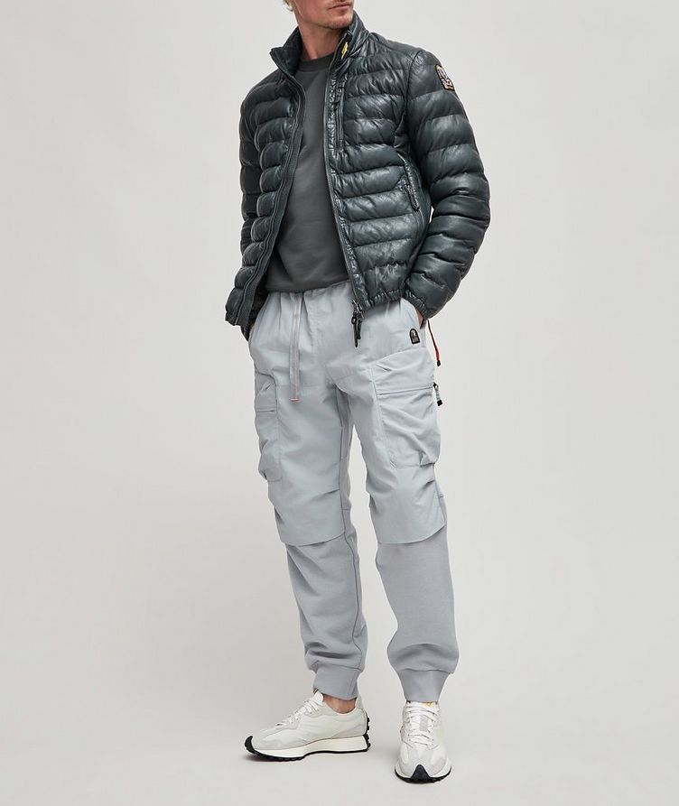 Ernie Quilted Leather Bomber Jacket image 4