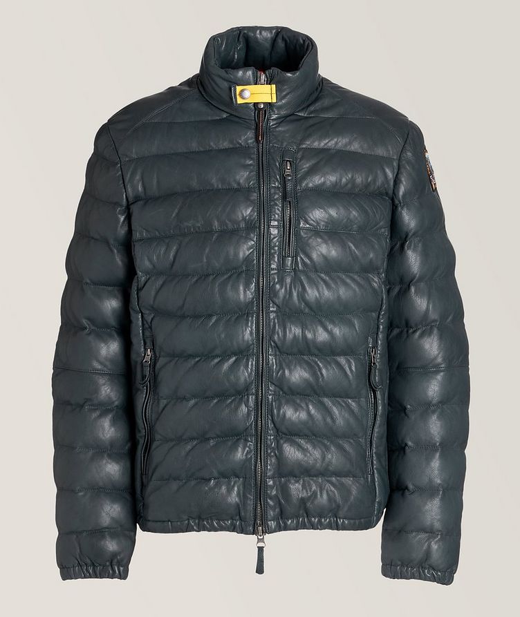Ernie Quilted Leather Bomber Jacket image 0