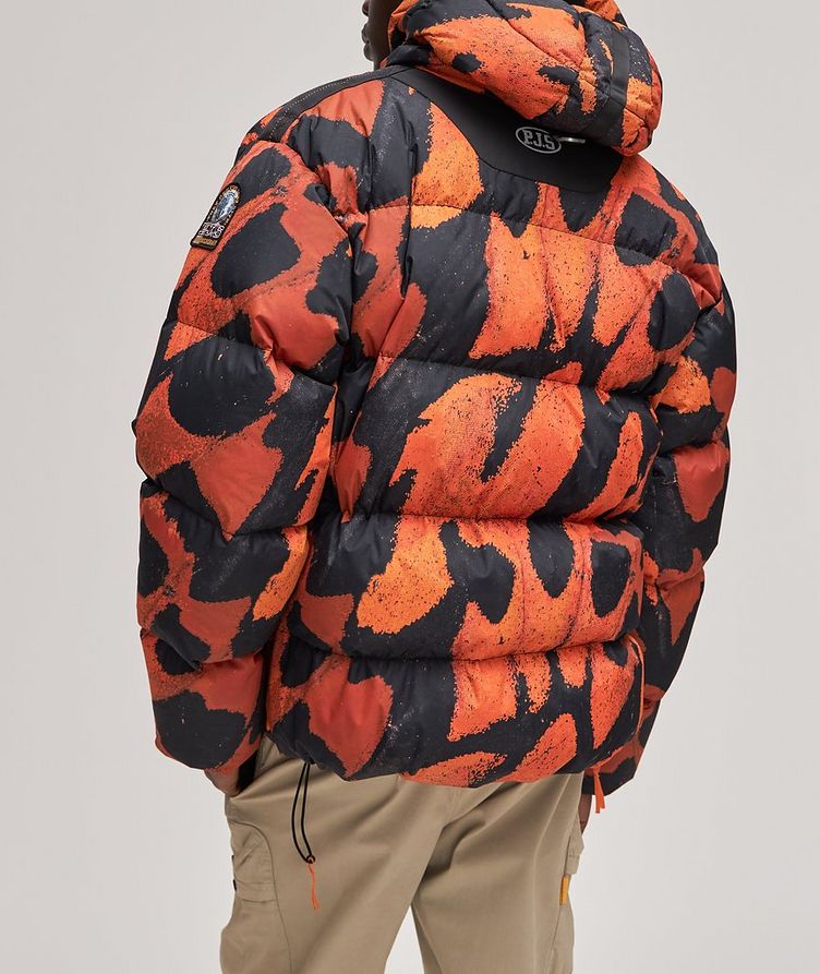 Cloud Butterfly Print Quilted Down Jacket image 2
