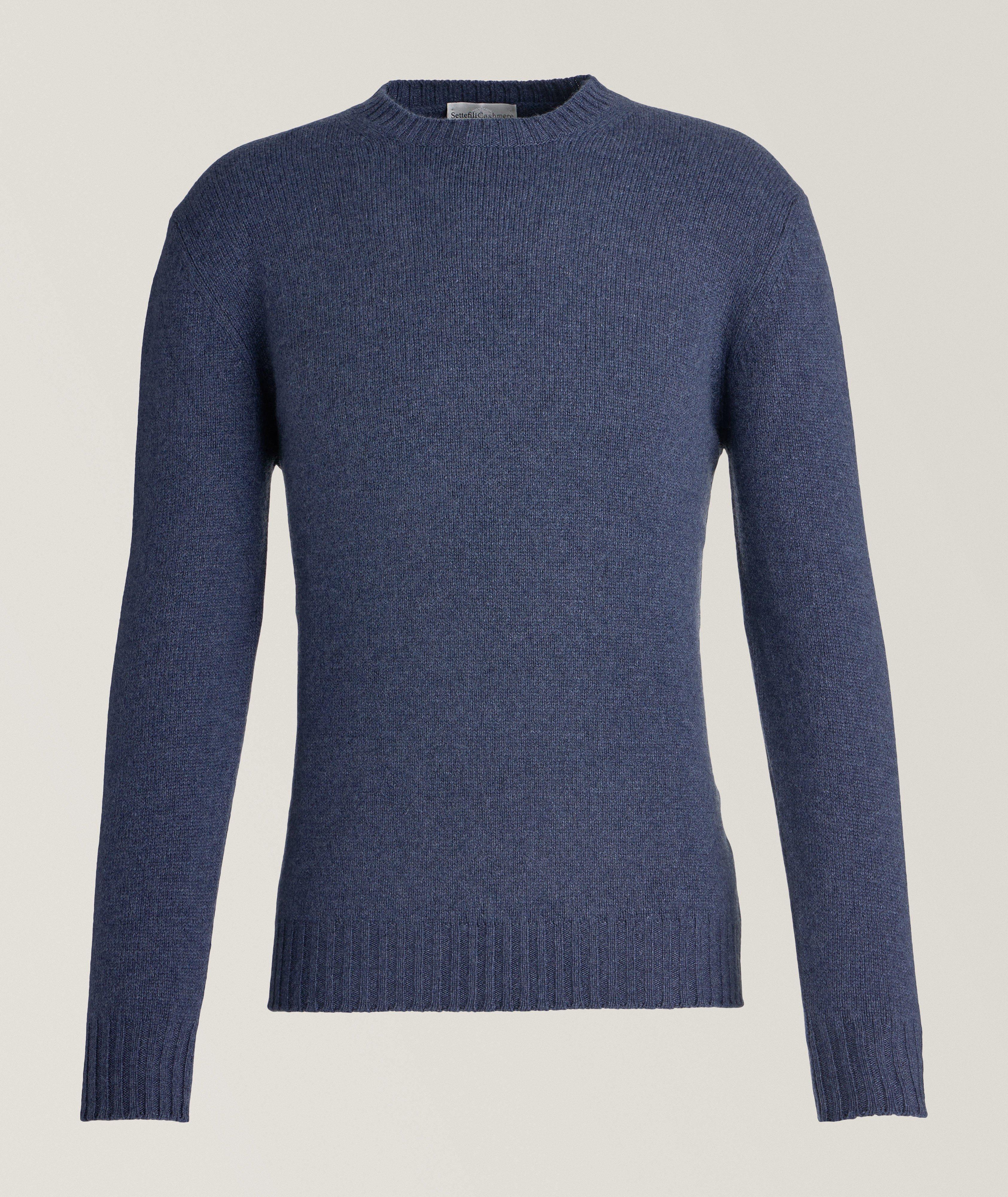 Settefili Fine Herringbone Weave Cashmere Sweater | Sweaters