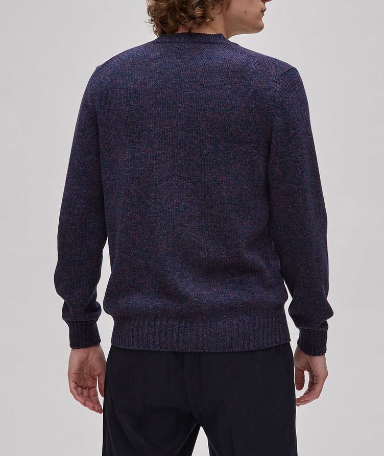 Tri-Coloured Cotton-Merino Wool Sweater image 2