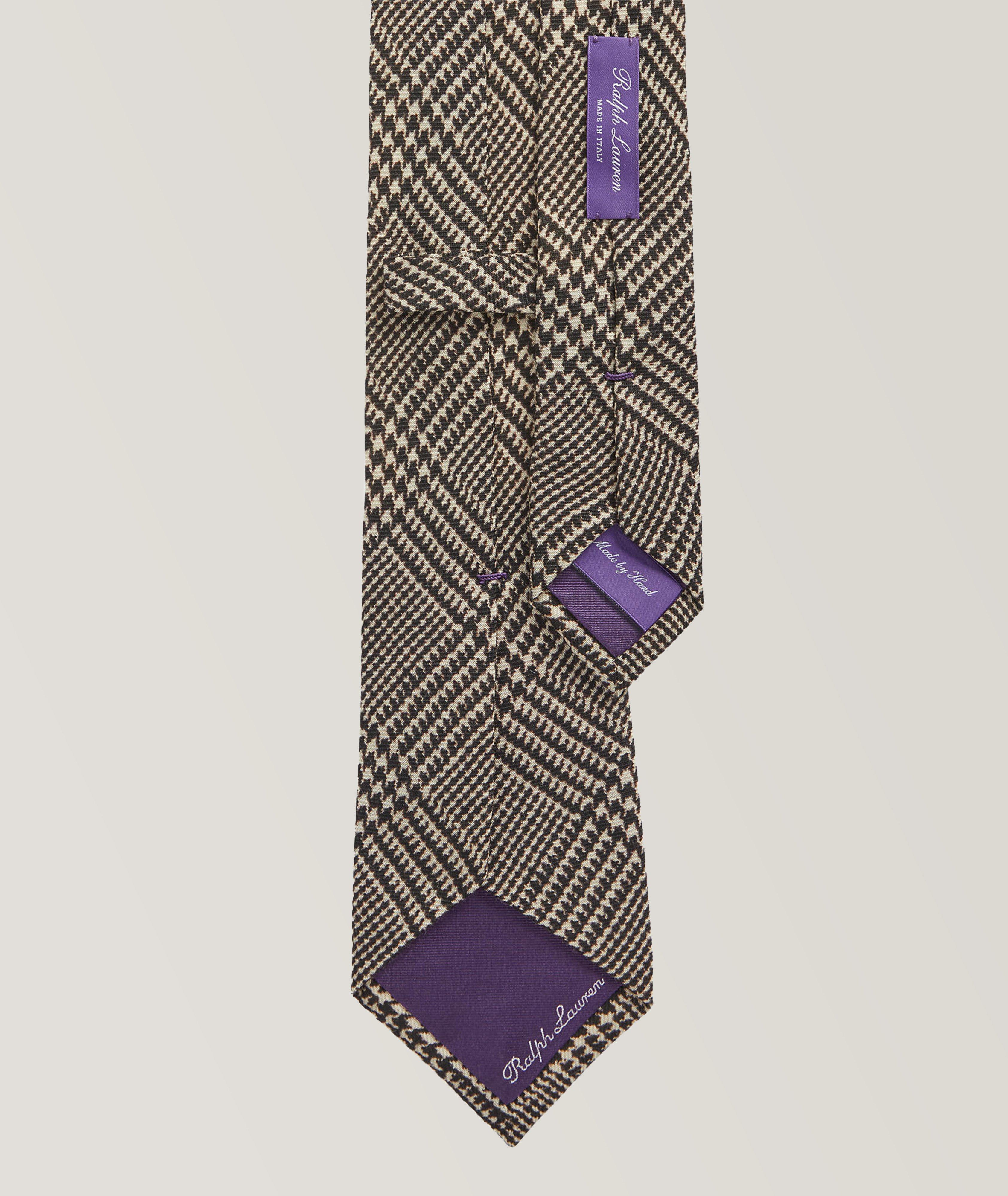 Glen Plaid Cashmere-Silk Tie image 1