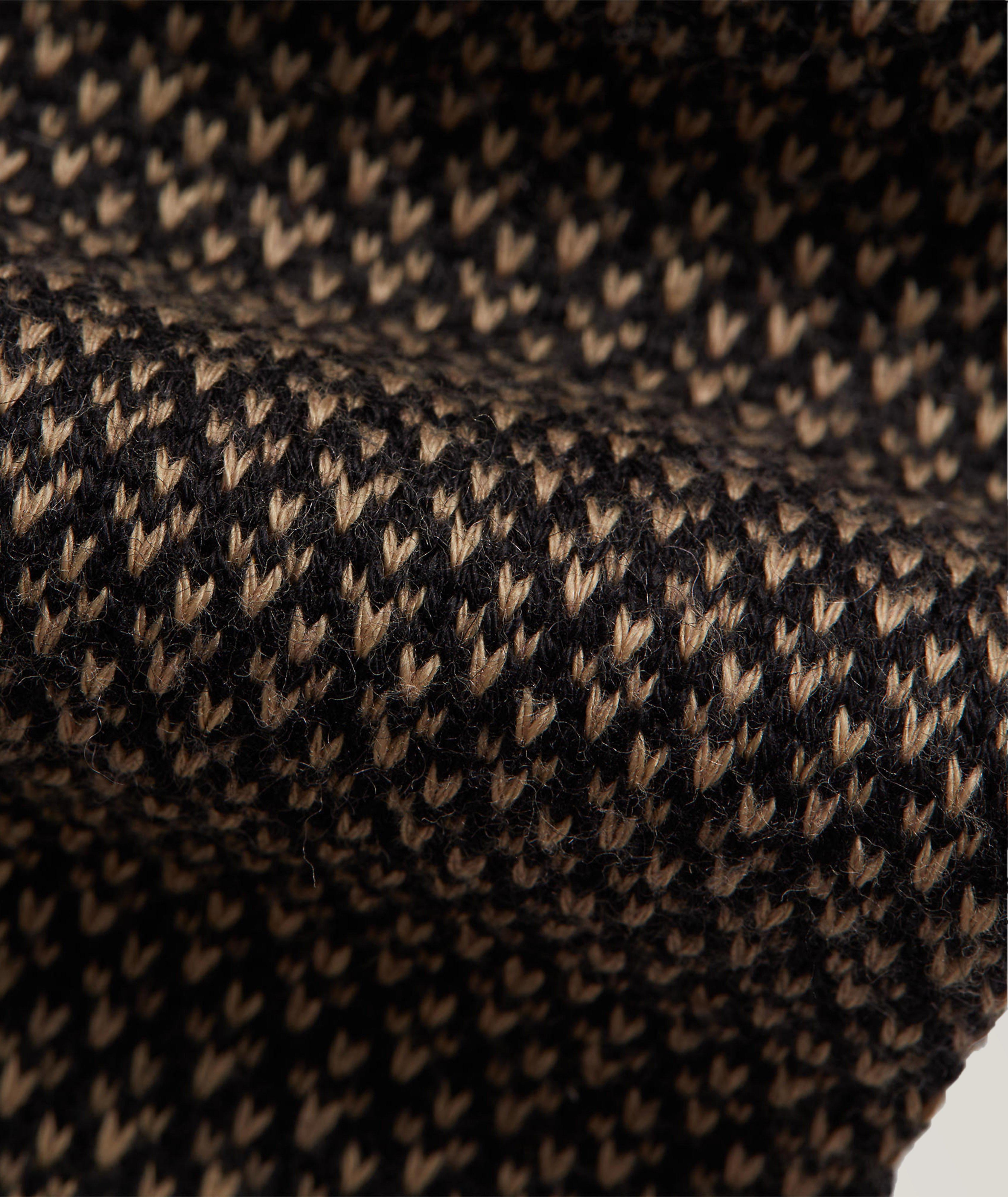 Birdseye Cotton-Cashmere Knit Tie image 2