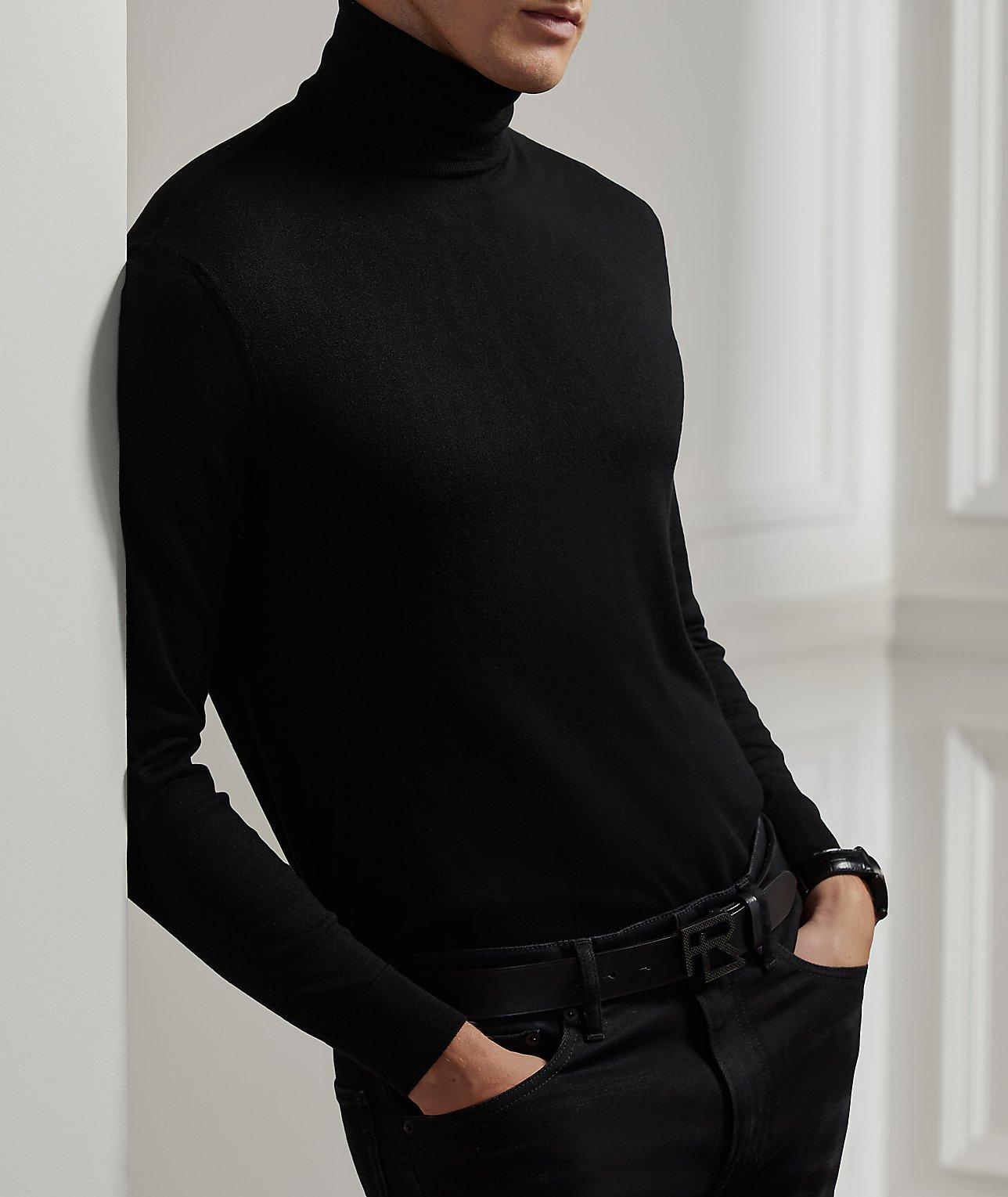 Cashmere Jersey Turtle Neck image 1